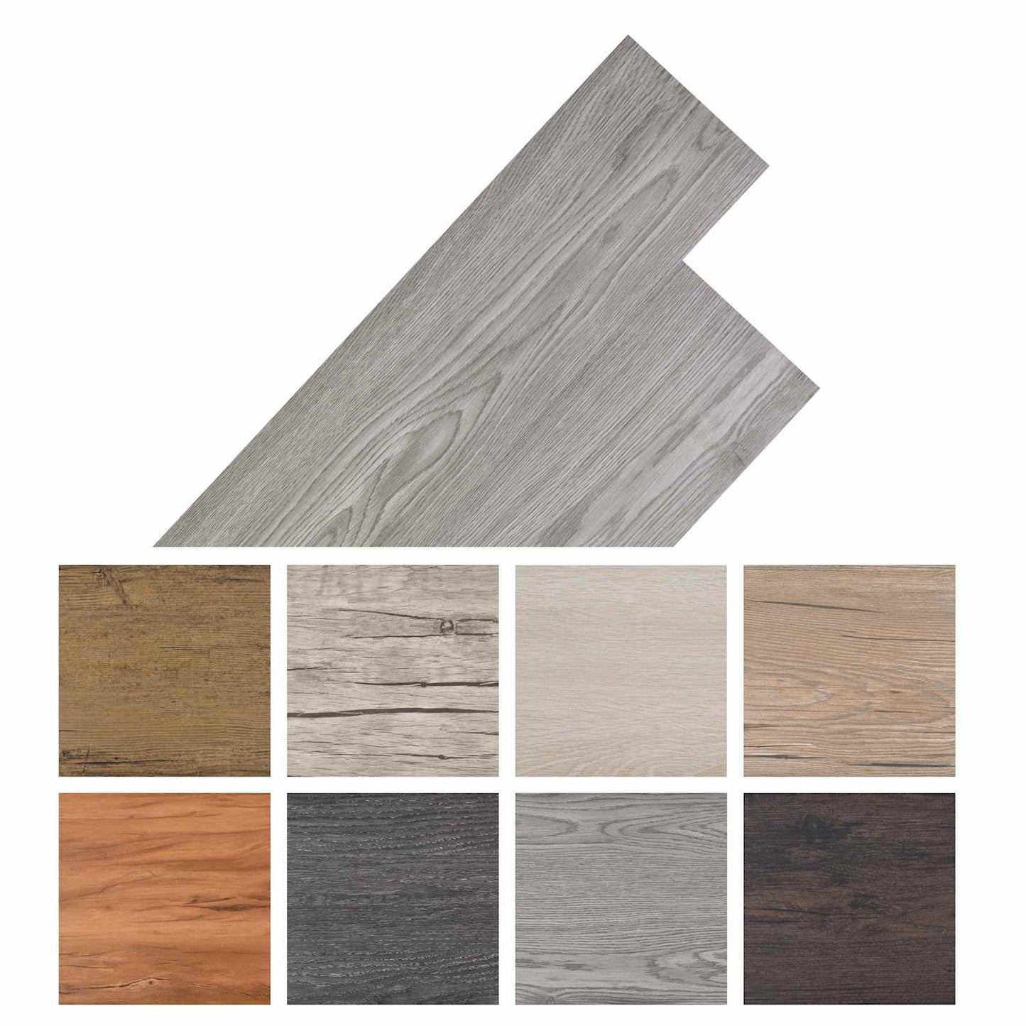 Self-adhesive PVC Flooring Planks 30.5 x 61 cm 28 pcs PVC