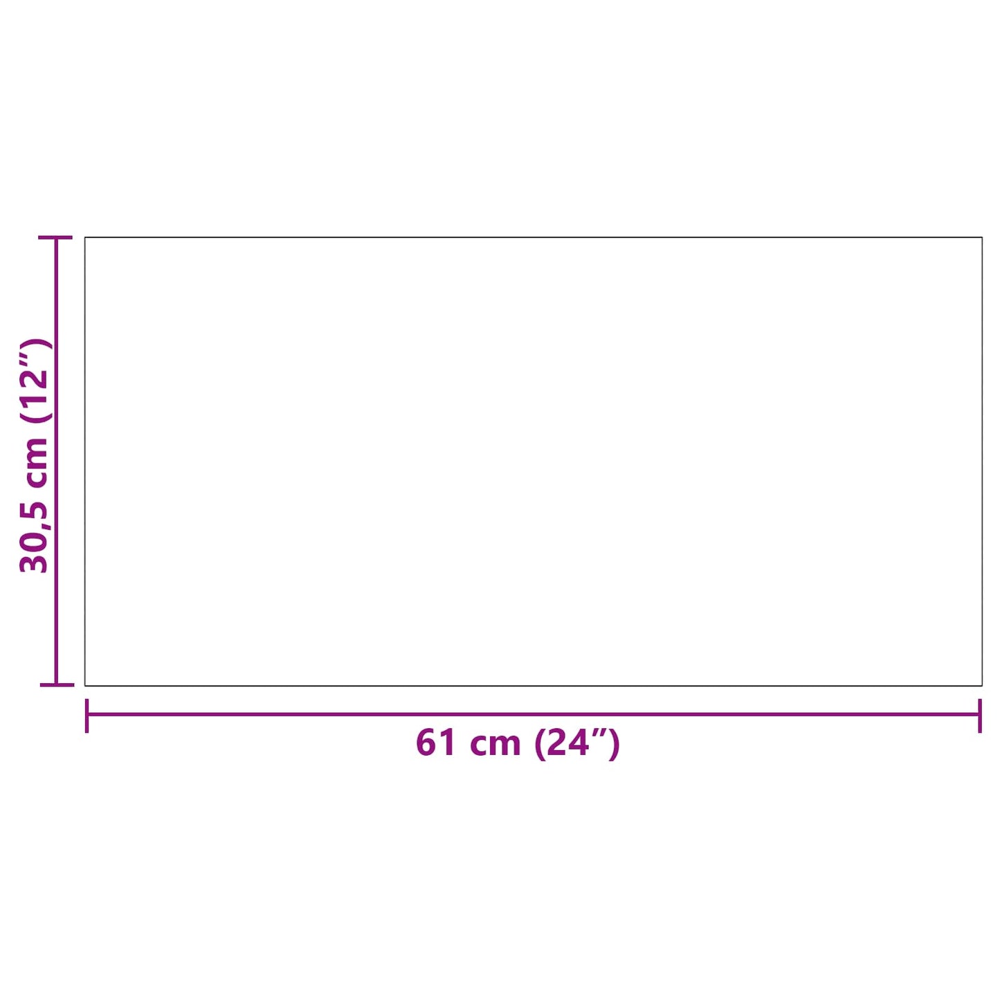 Self-adhesive PVC Flooring Planks 30.5 x 61 cm 28 pcs PVC