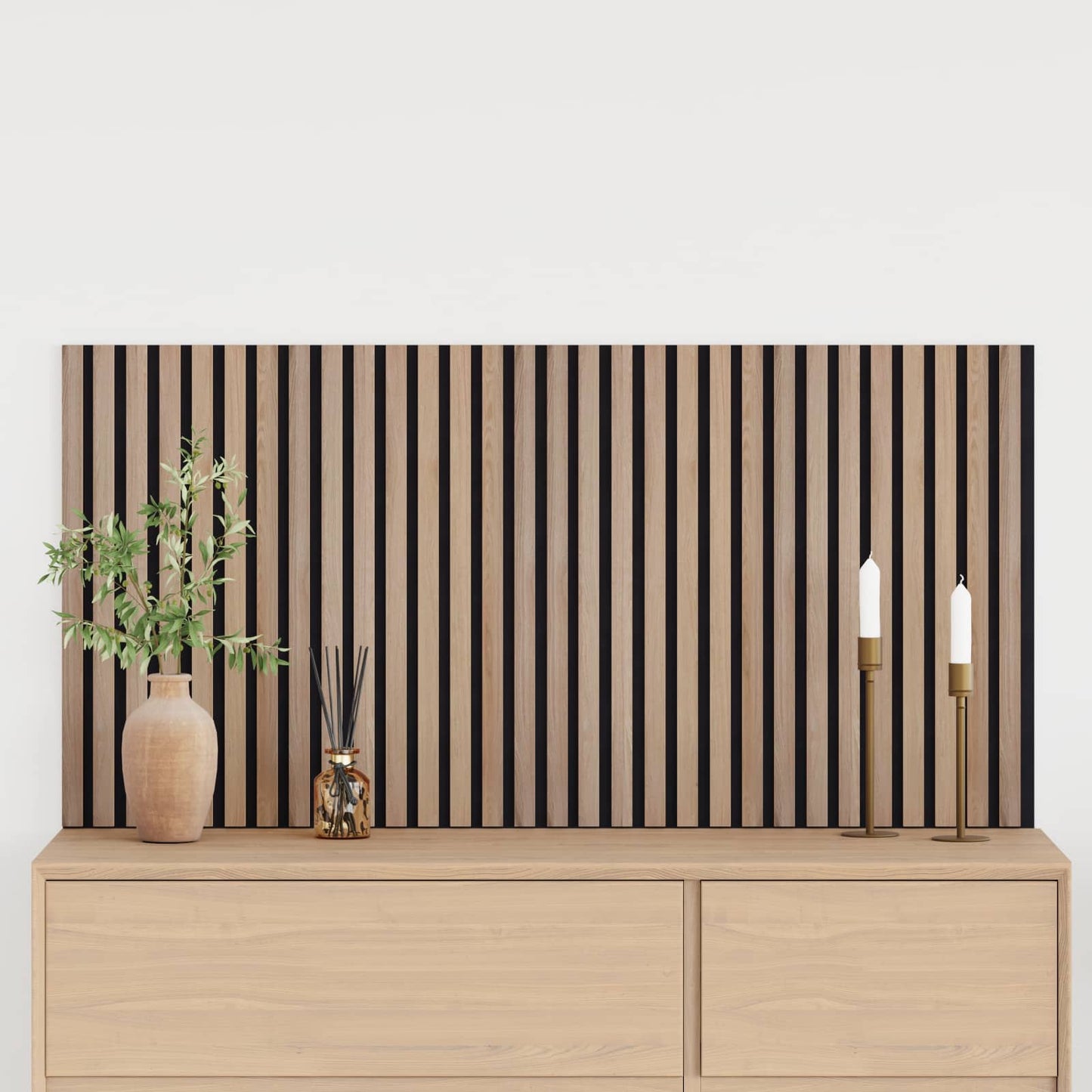 Wall Panels 2 pcs 60.5 x 60 cm Brown