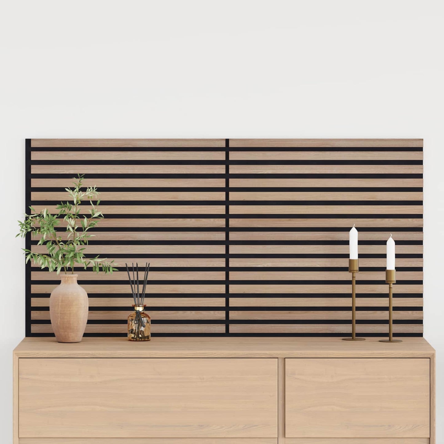 Wall Panels 2 pcs 60.5 x 60 cm Brown