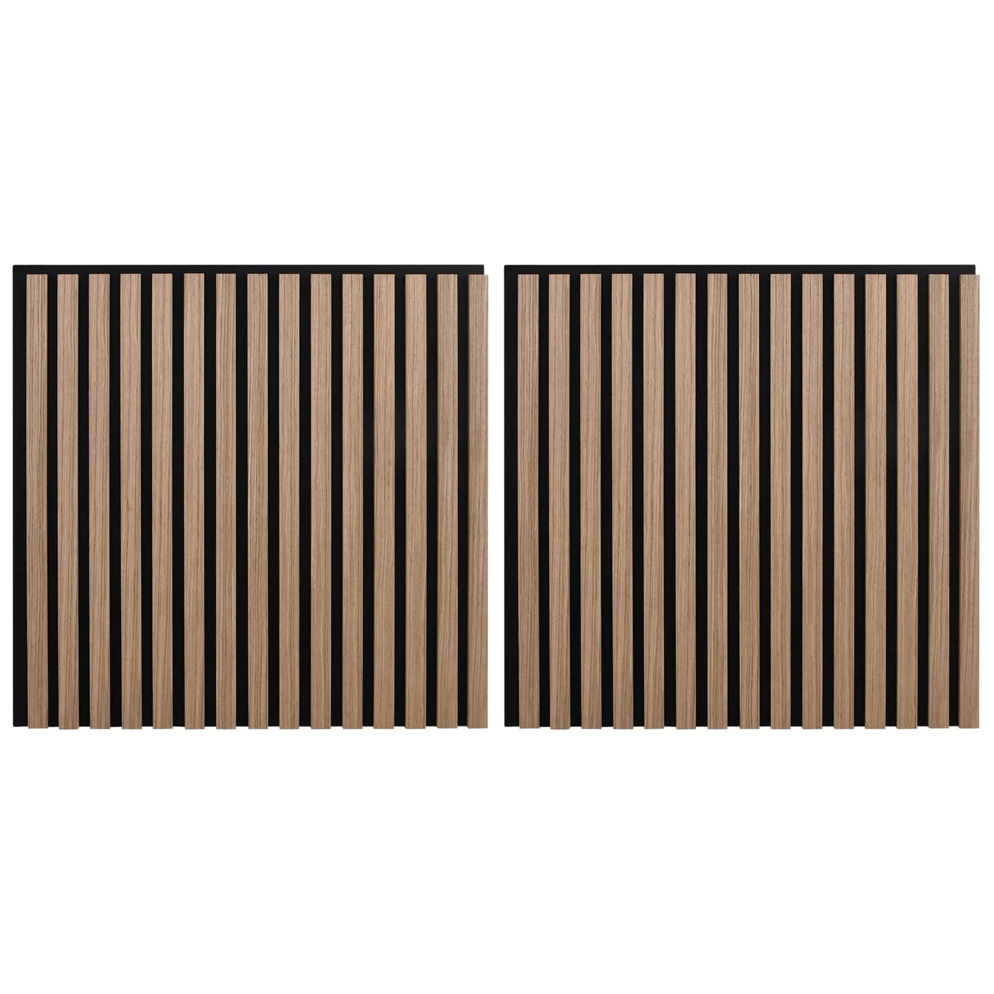 Wall Panels 2 pcs 60.5 x 60 cm Brown