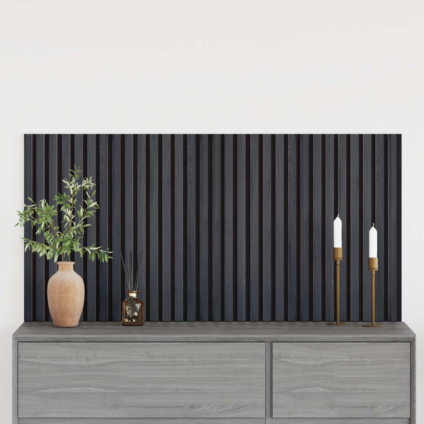 Wall Panels 2 pcs 60.5 x 60 cm Anthracite