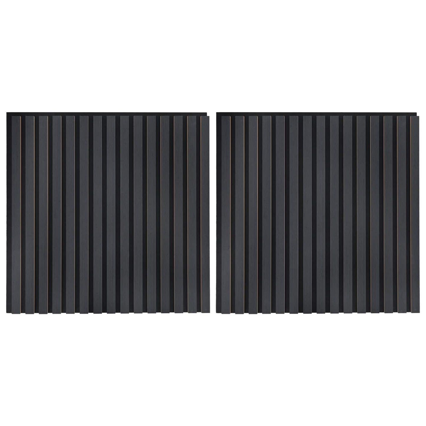 Wall Panels 2 pcs 60.5 x 60 cm Anthracite