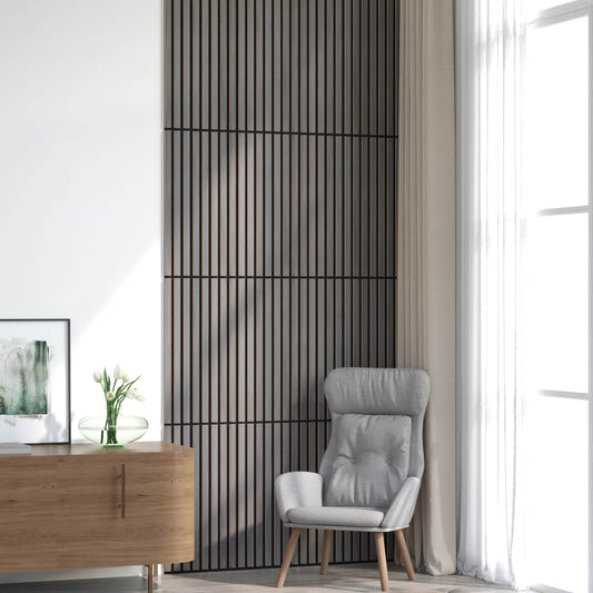 Wall Panels 8 pcs 60.5 x 60 cm Grey