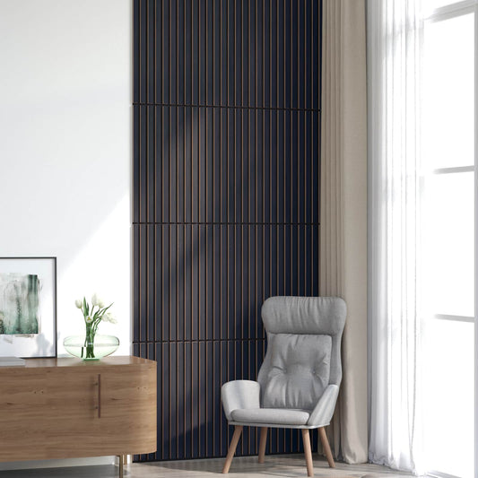 Wall Panels 8 pcs 60.5 x 60 cm Anthracite