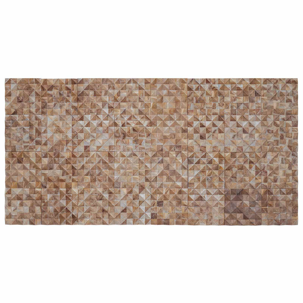 Wall Panel 11 pcs Whitewashed 30 x 30 x 2 cm Solid Teak wood