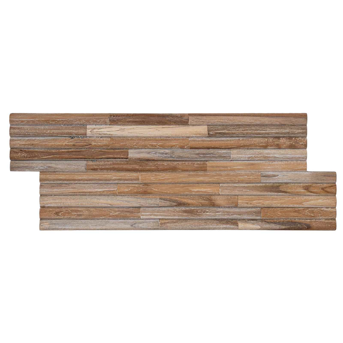 Wall Panel 10 pcs Natural 55 x 20 x 2 cm