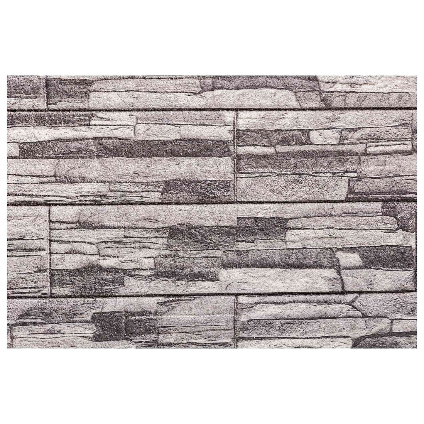 Wall Panels 10 pcs 100 x 50 cm Dark Grey and Light Grey