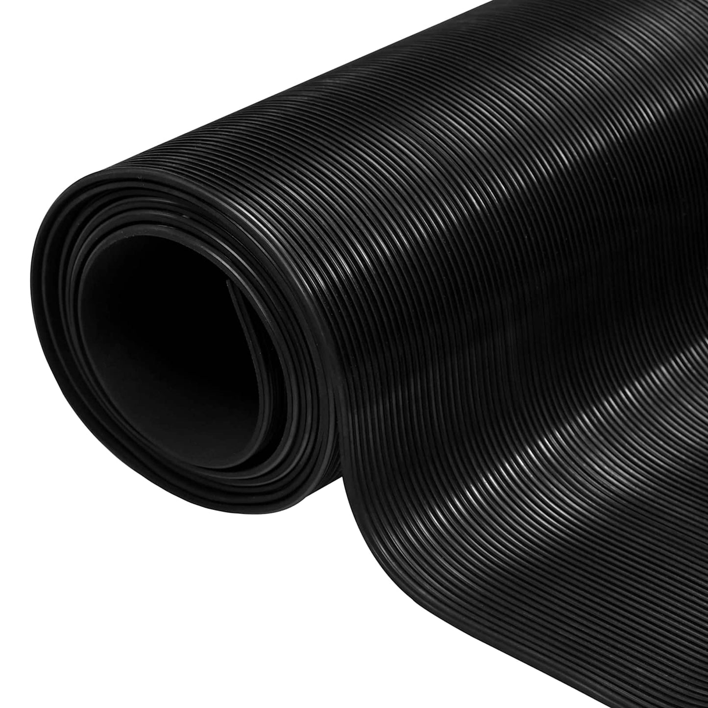 Floor Mat Black 1 x 2 m Rubber