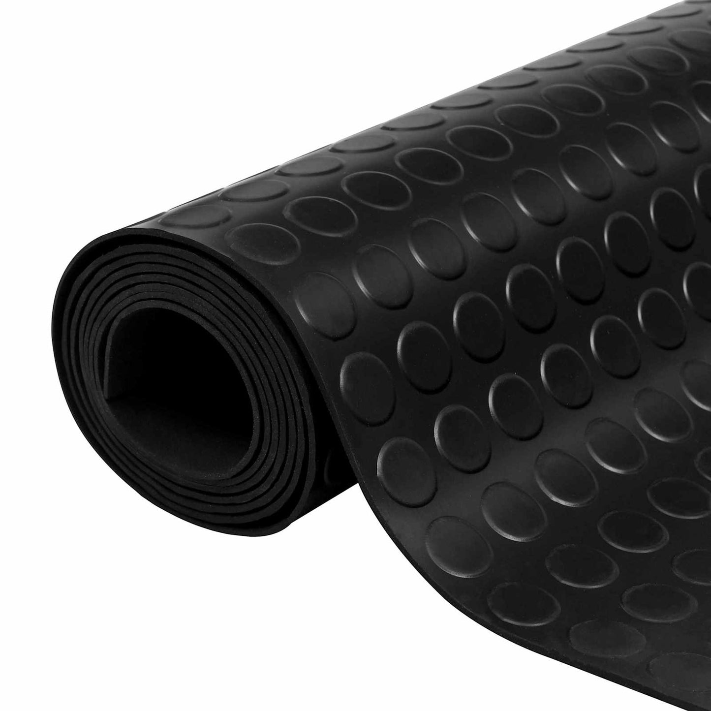 Floor Mat Black 1 x 5 m Rubber