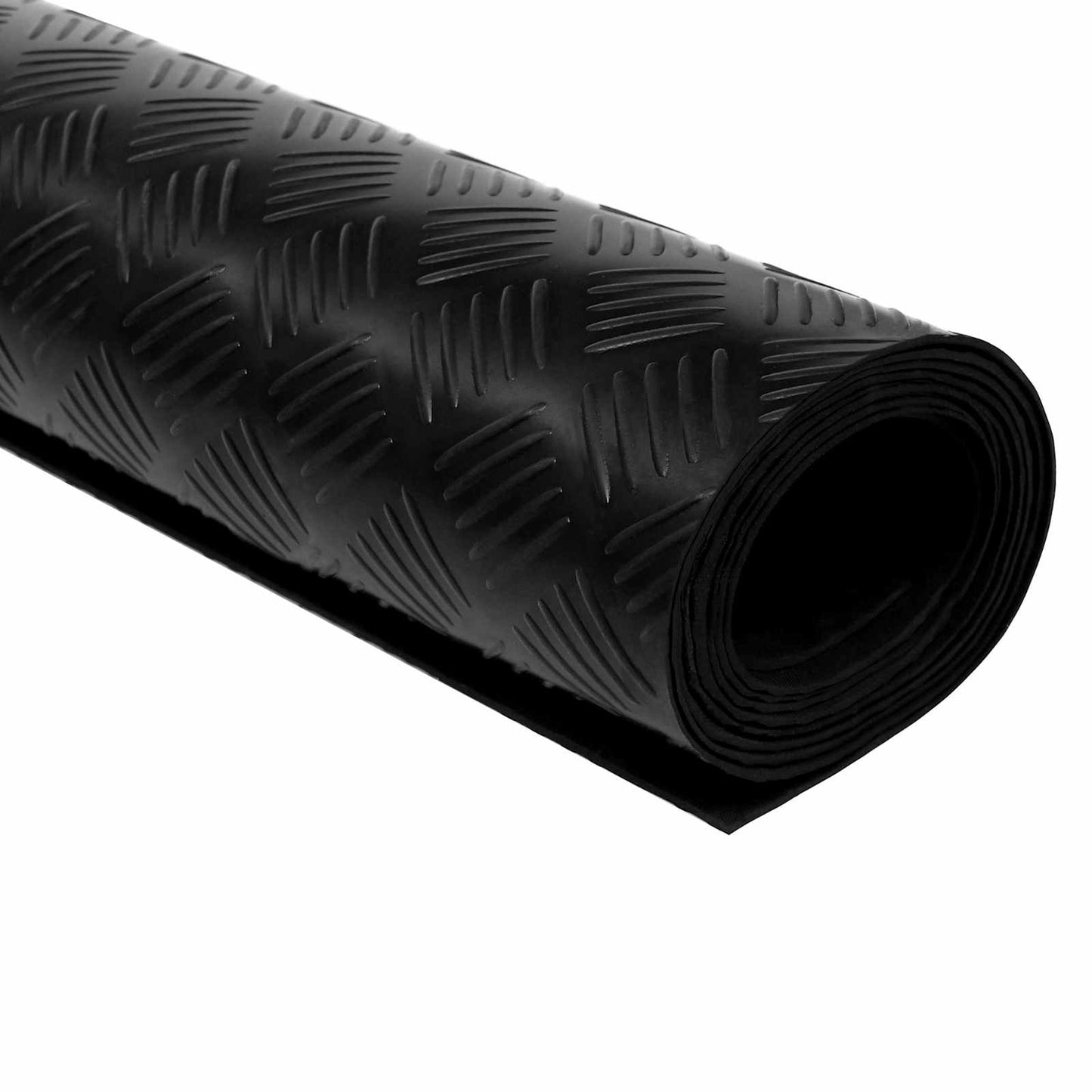 Floor Mat Black 1.5 x 2 m Rubber