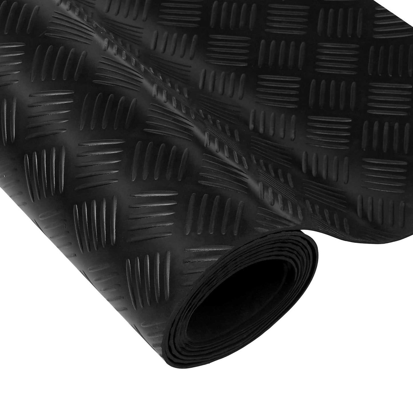 Floor Mat Black 1.5 x 2 m Rubber