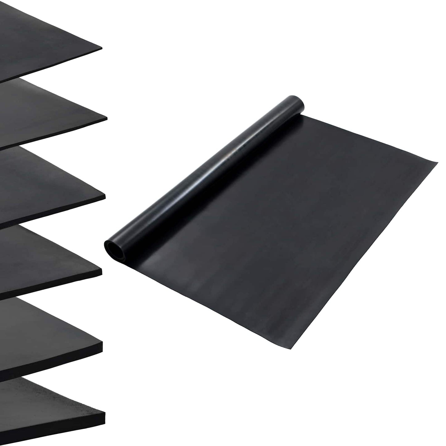 Floor Mat Black 1.2 x 2 m Rubber