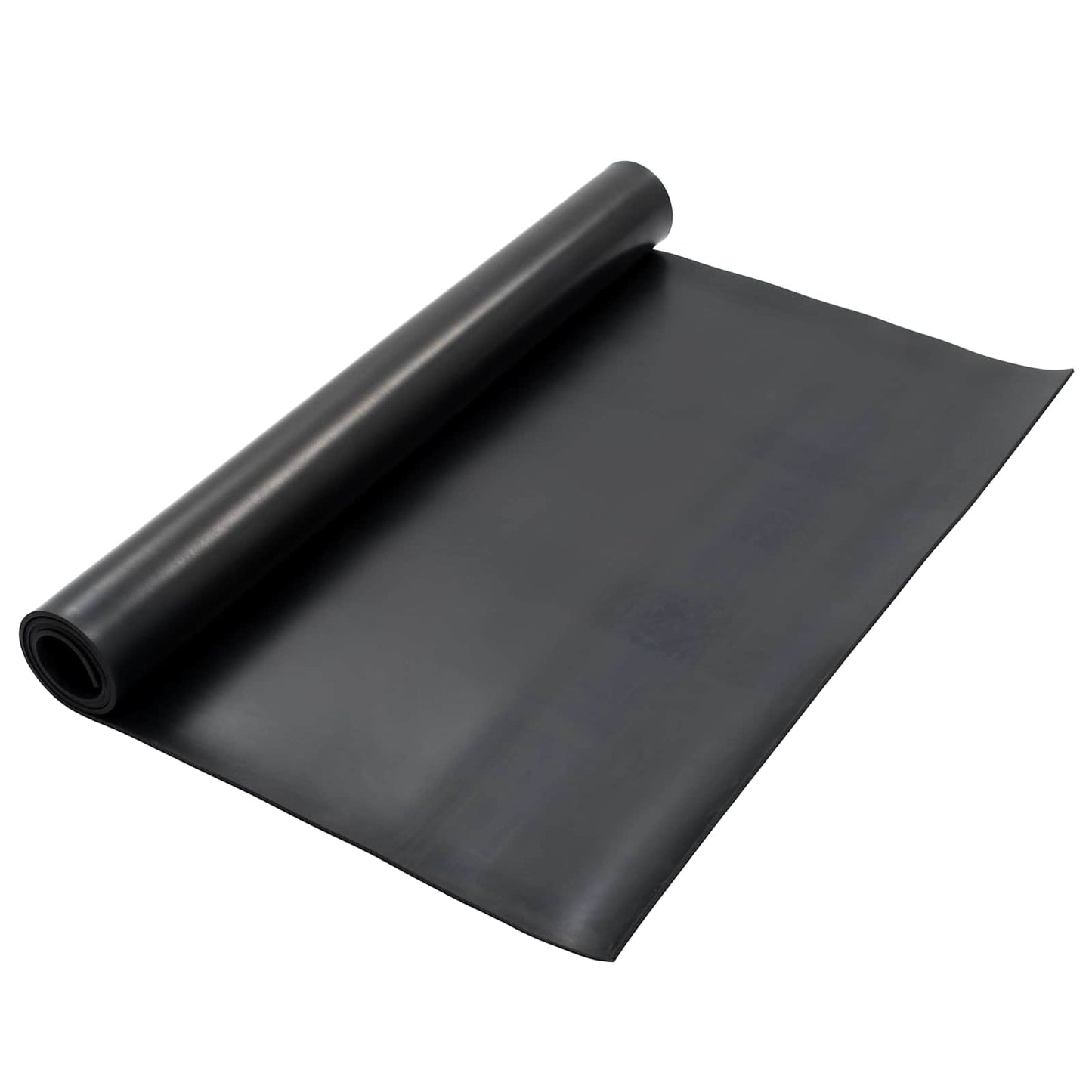Floor Mat Black 1.2 x 2 m Rubber