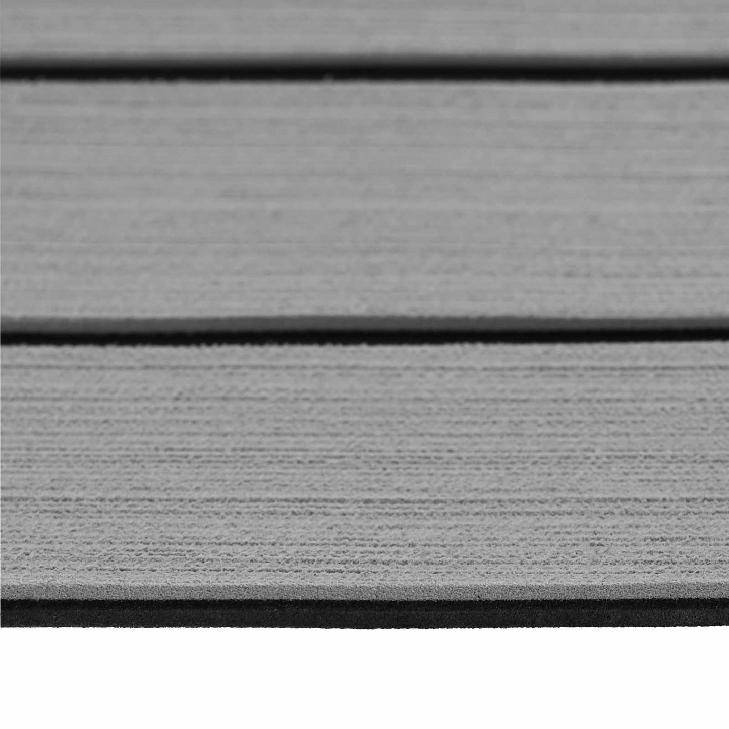 Boat Mat Striped Light Grey and Black 240 x 60 cm EVA