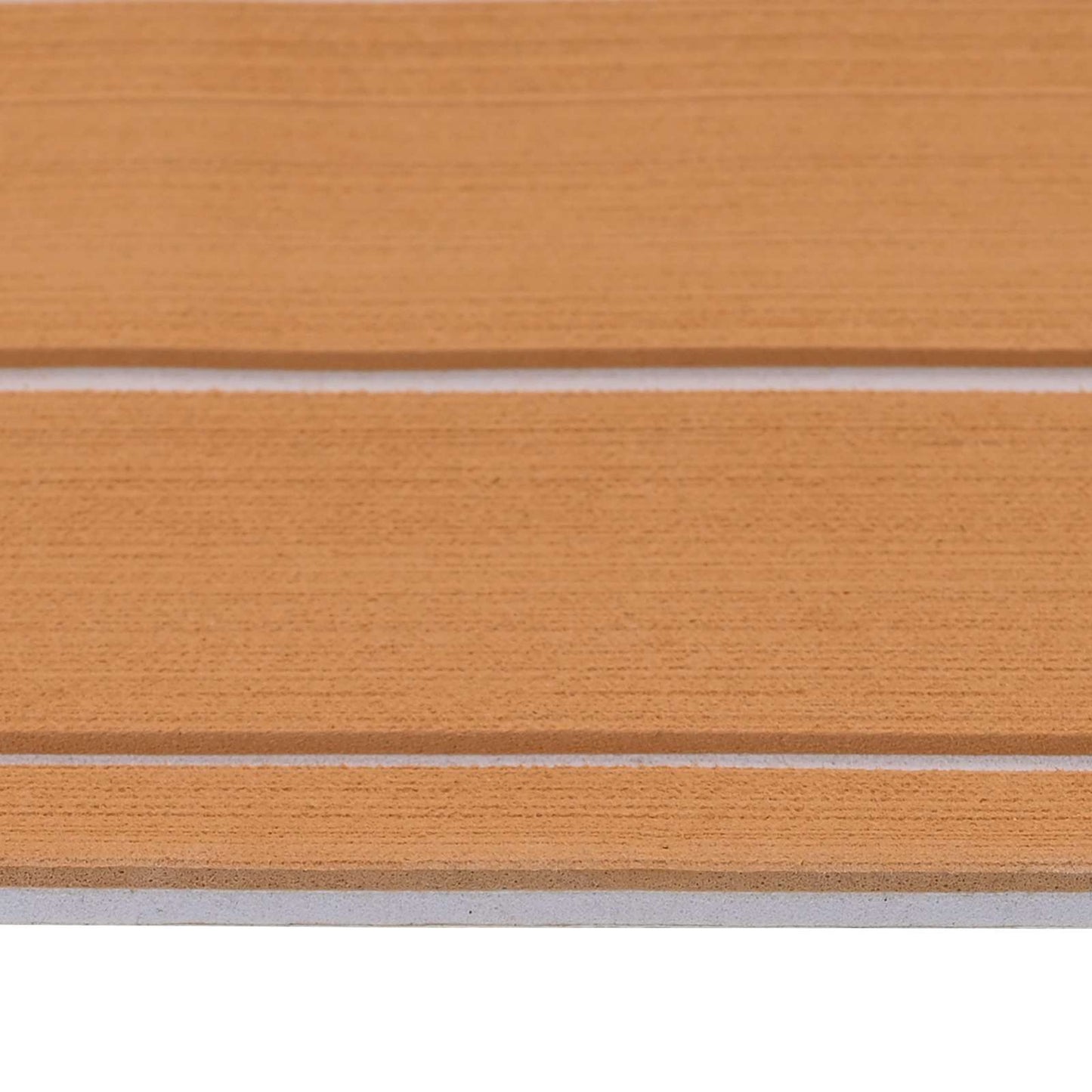 Boat Mat Striped Brown and White 240 x 60 cm EVA