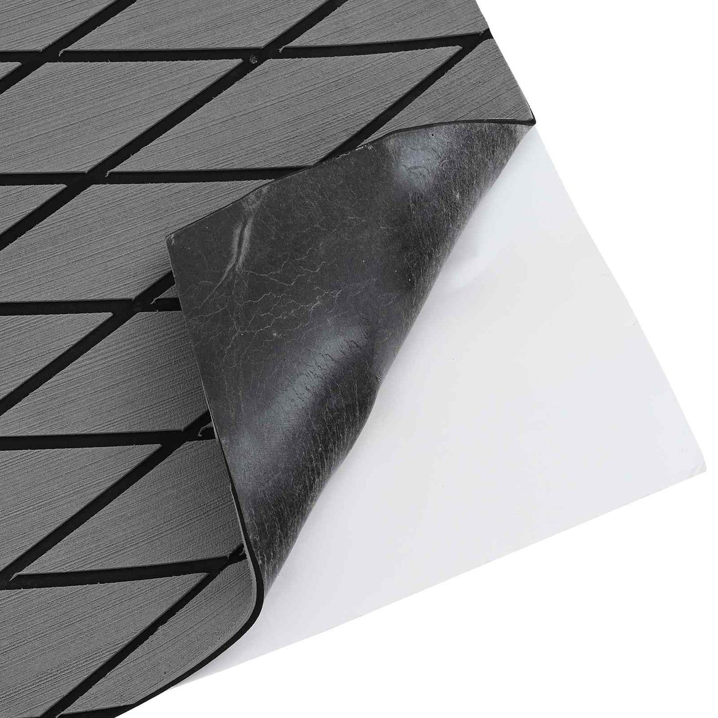 Boat Mat Harlequin Light Grey and Black 190 x 70 cm EVA