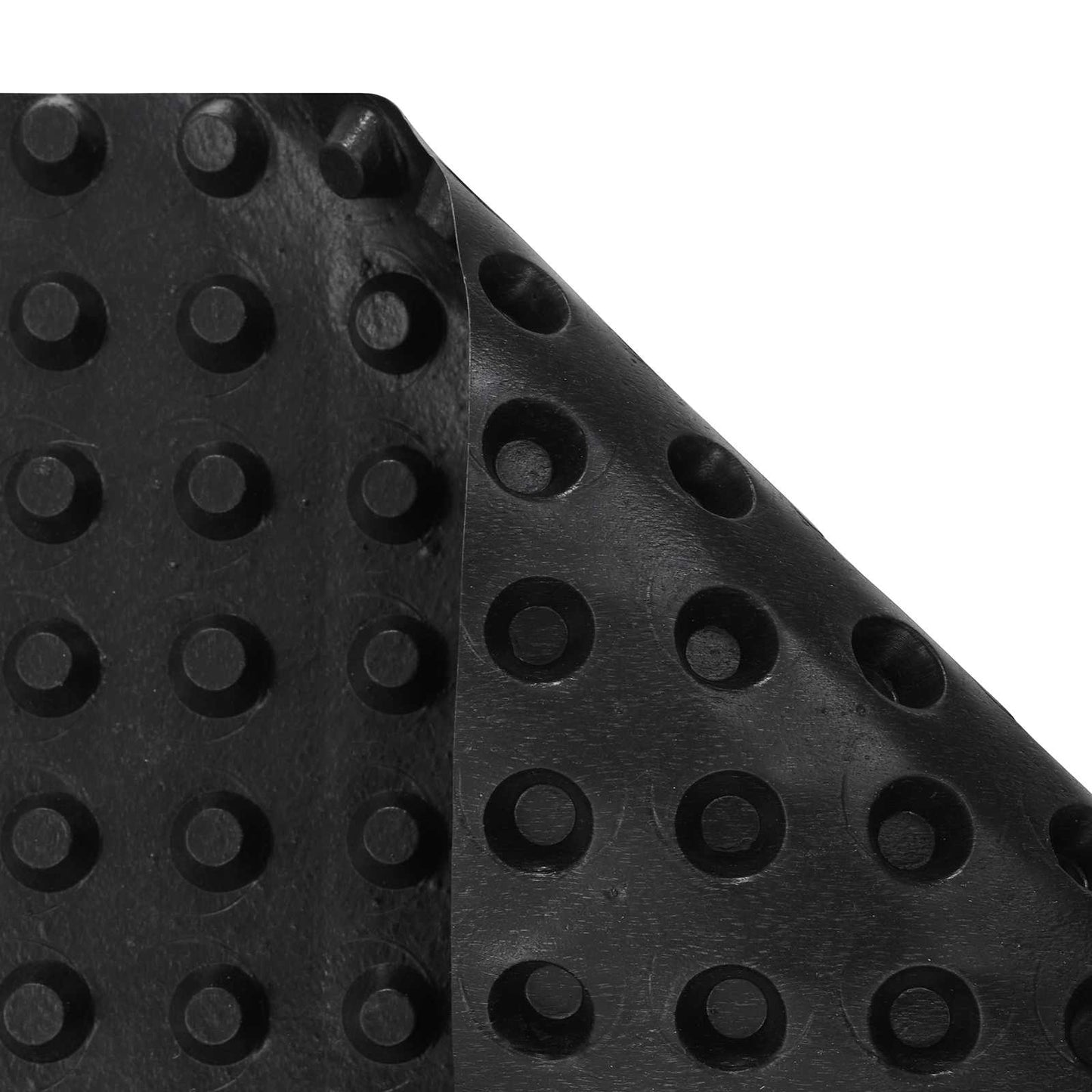 Dimpled Drainage Sheet Black 0.5 x 10 m HDPE