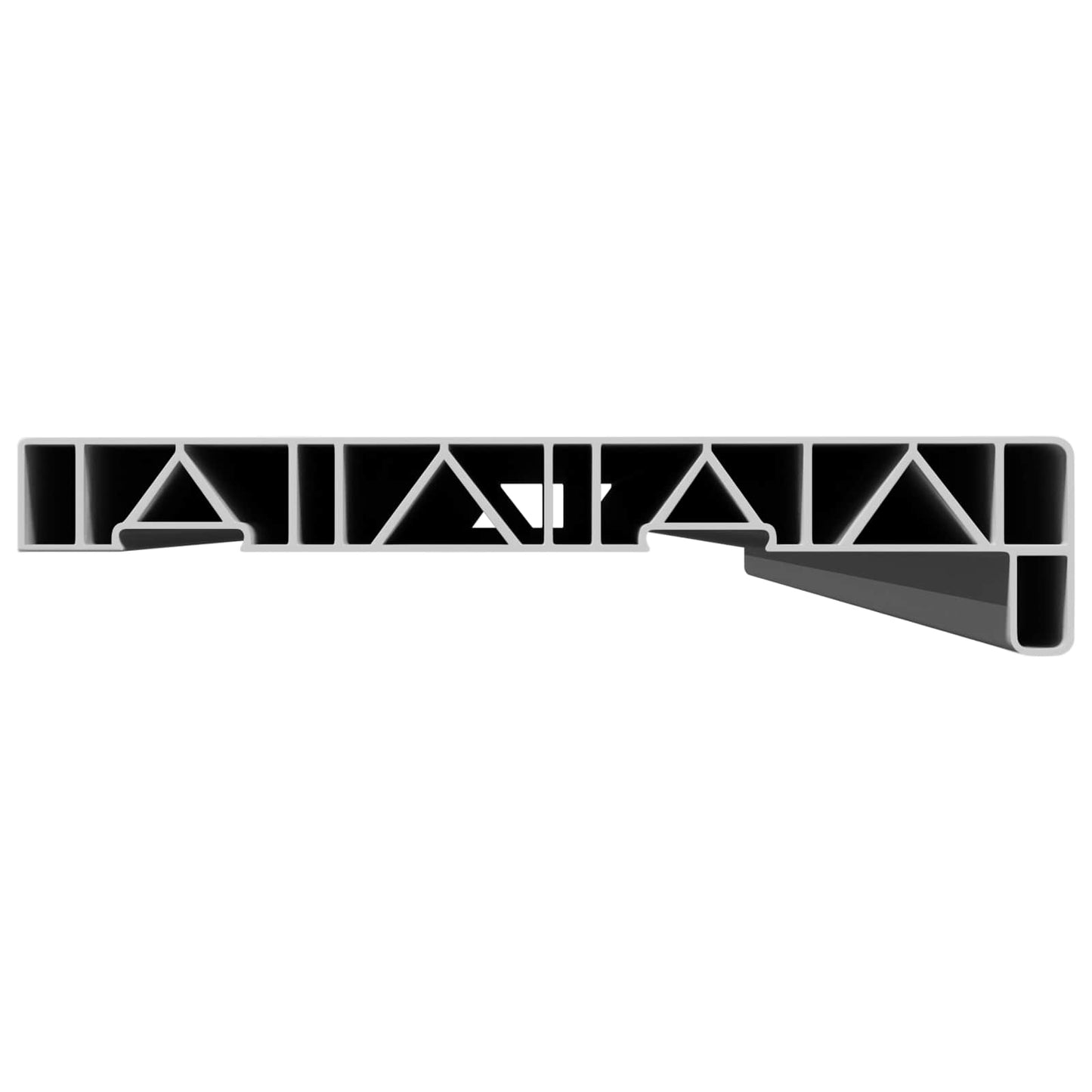 Window Sill White 160 x 20 x 4.5 cm PVC