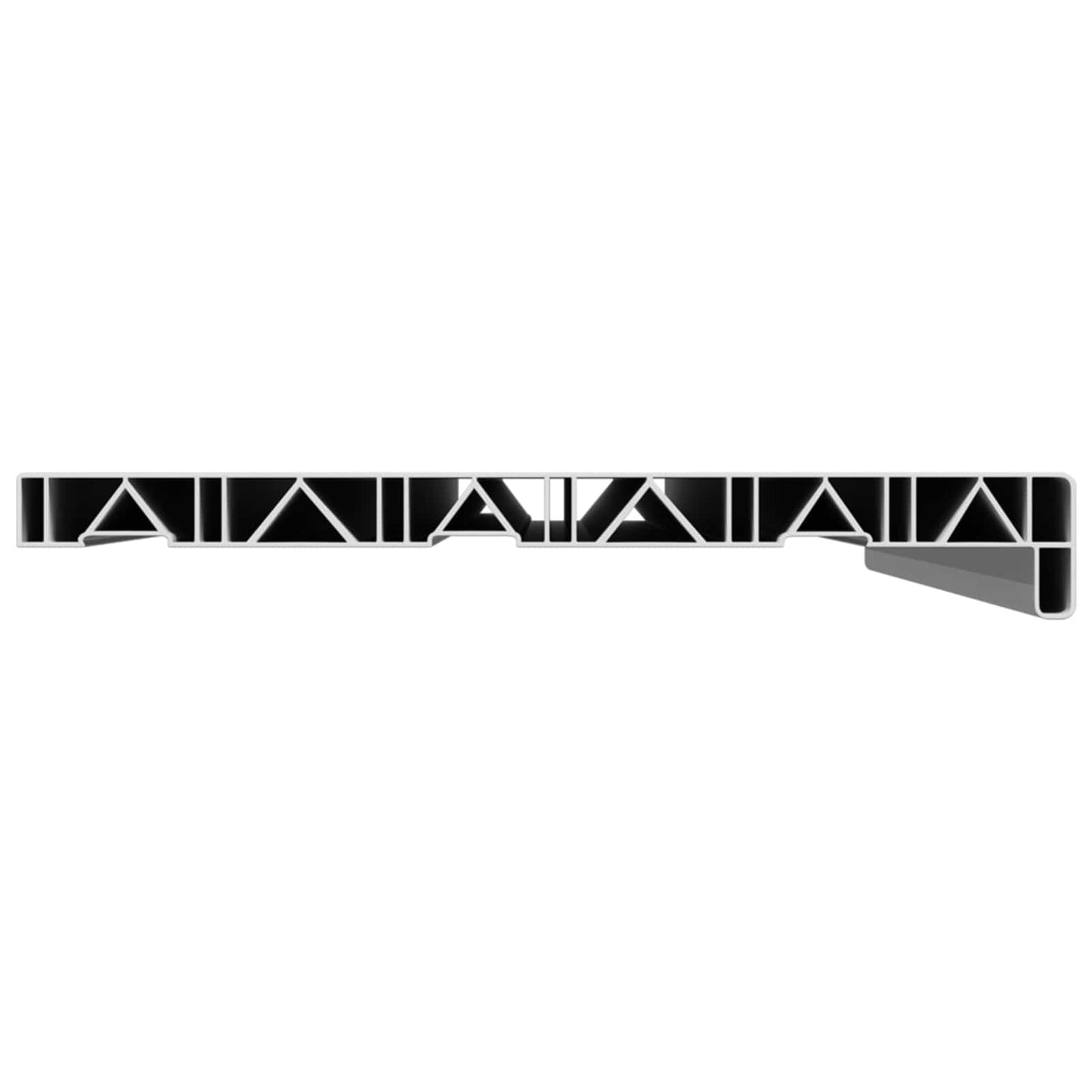 Window Sill White 100 x 30 x 4.5 cm PVC