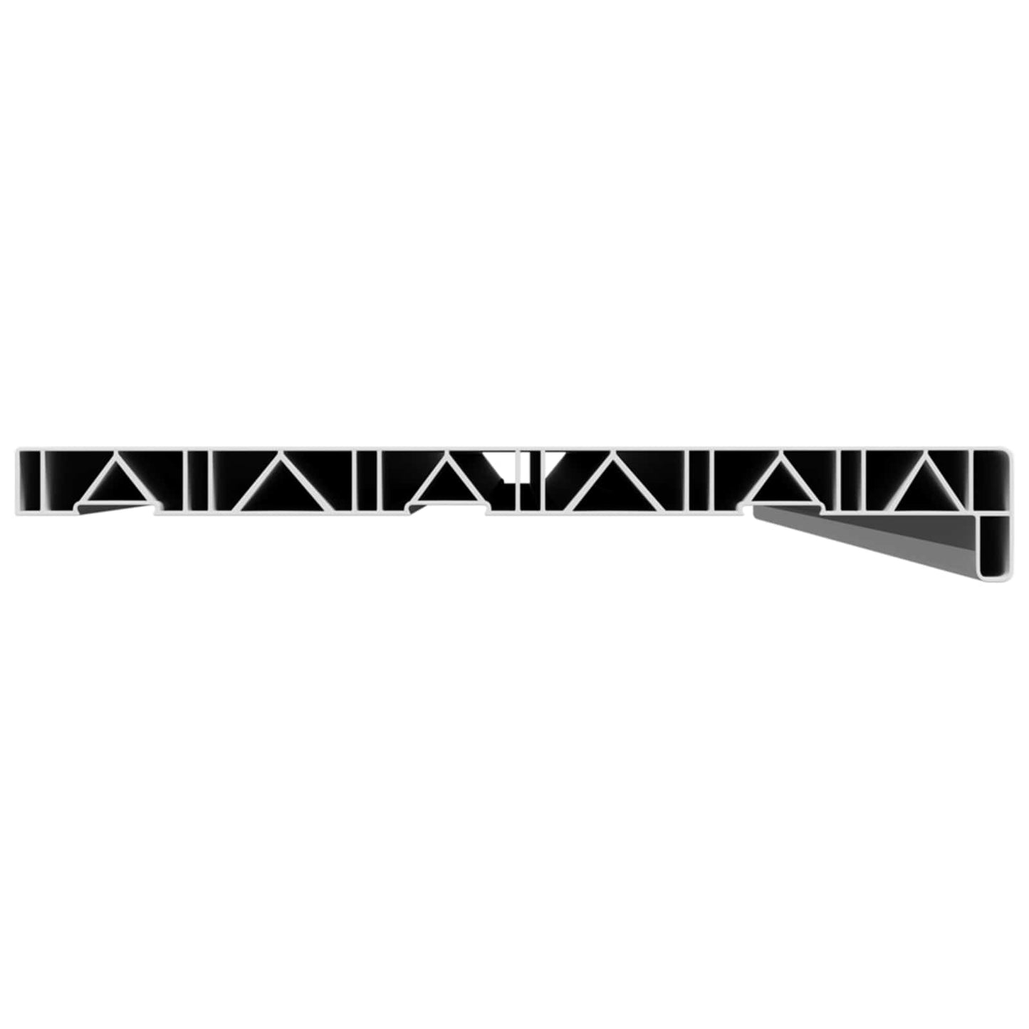 Window Sill White 160 x 35 x 4.5 cm PVC