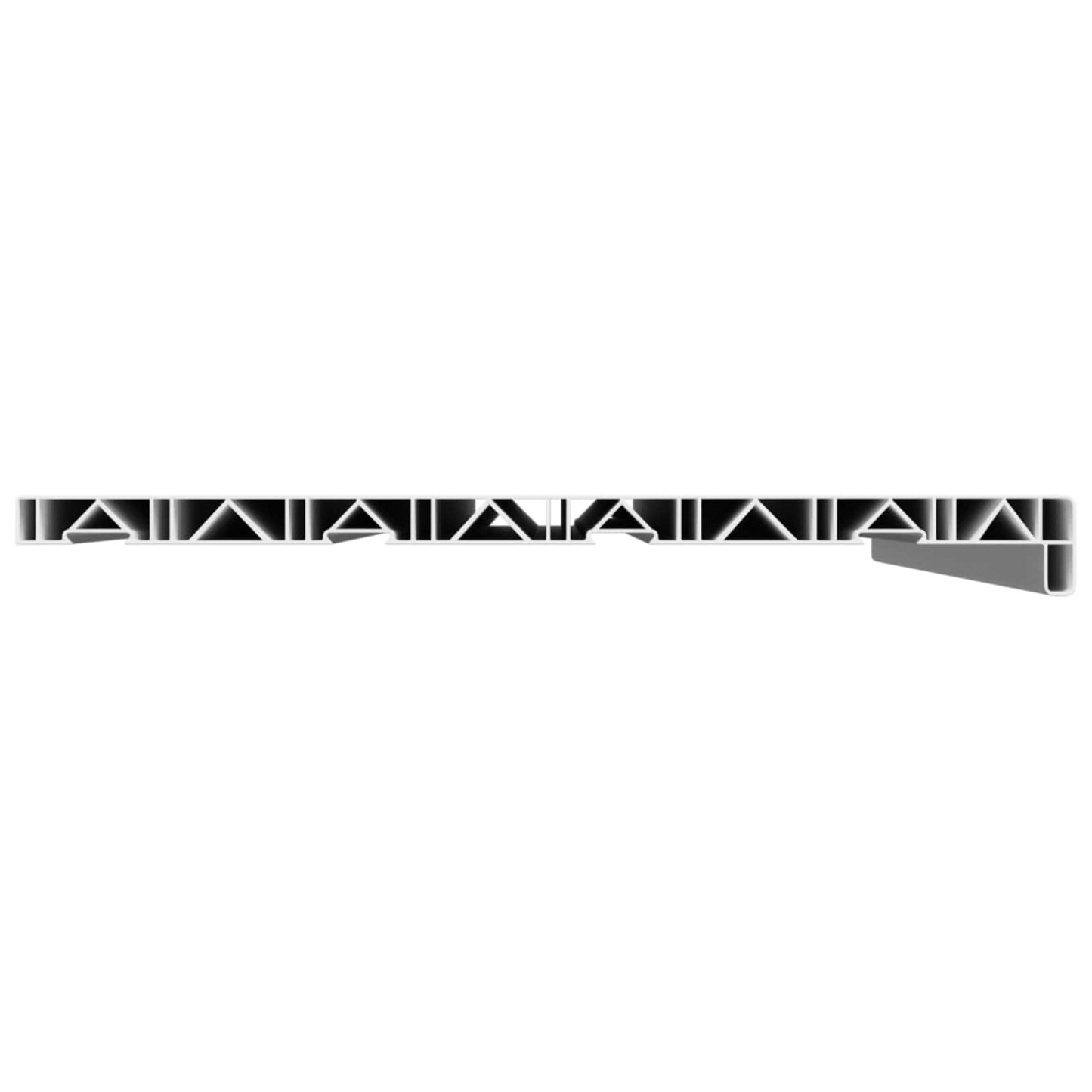 Window Sill White 80 x 40 x 4.5 cm PVC