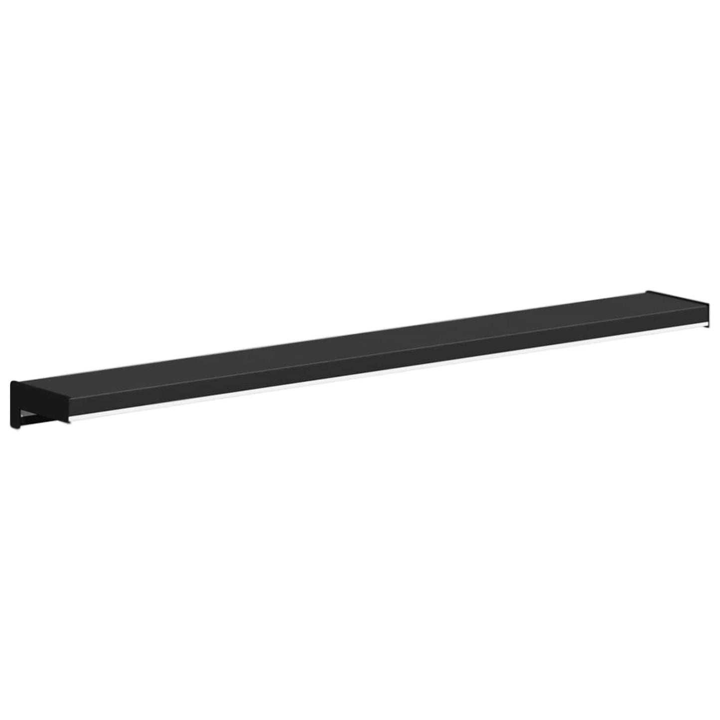 Window Sill Black with wood grain 100 x 15 x 4.5 cm PVC