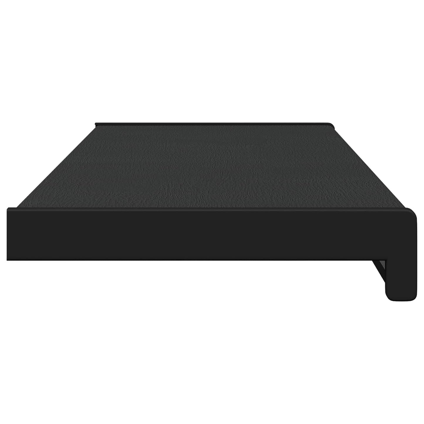 Window Sill Black with wood grain 60 x 25 x 4.5 cm PVC