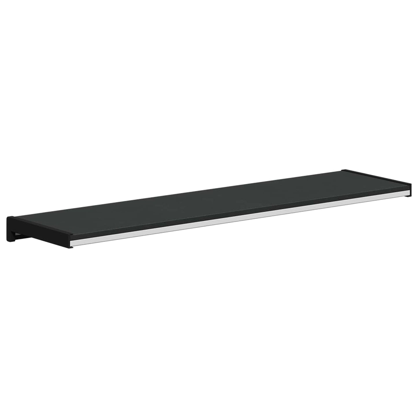 Window Sill Black with wood grain 100 x 25 x 4.5 cm PVC