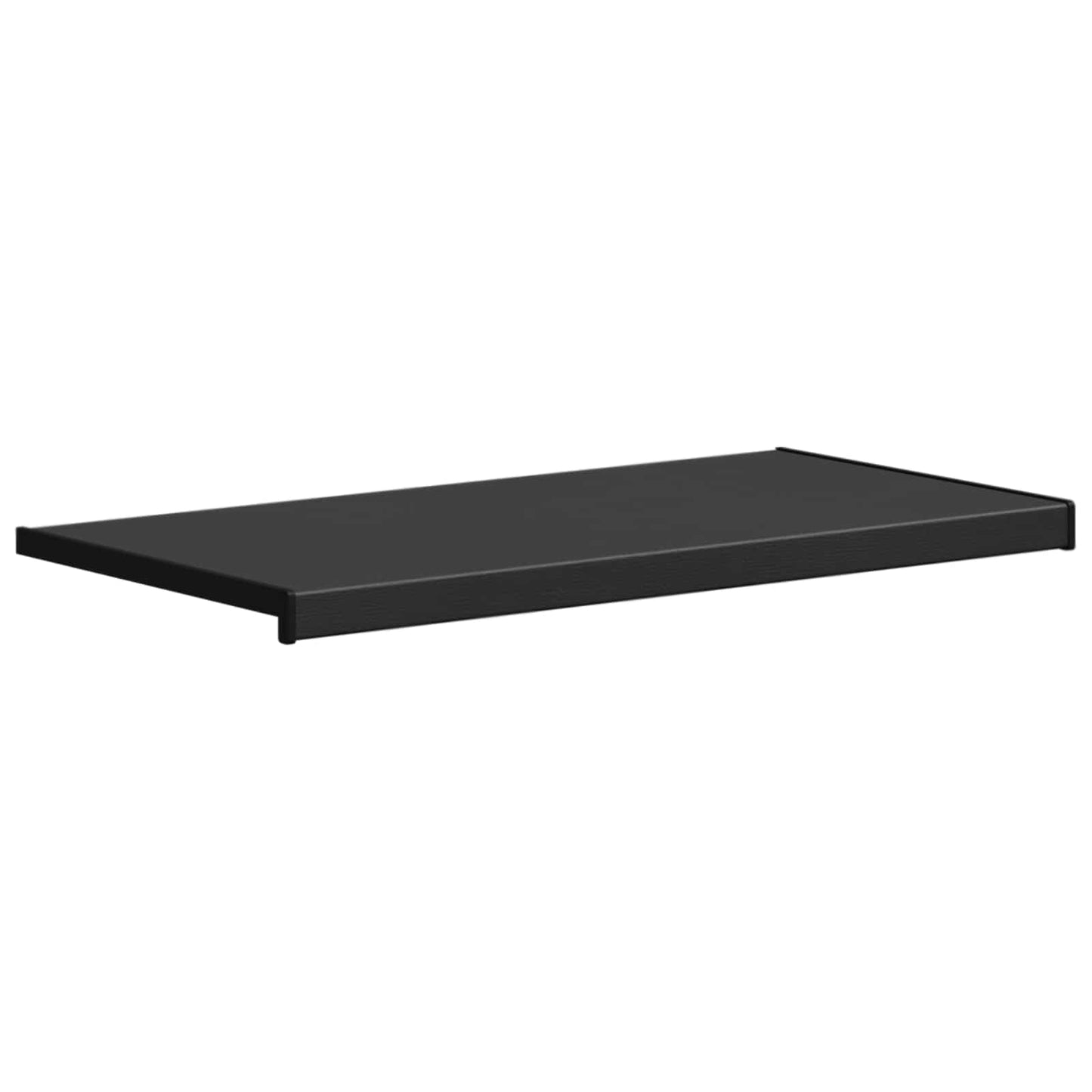 Window Sill Black with wood grain 60 x 40 x 4.5 cm PVC