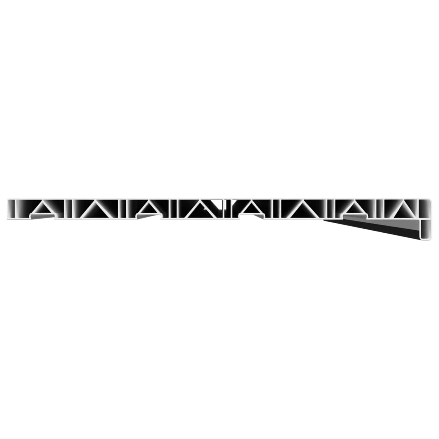 Window Sill Black with wood grain 160 x 40 x 4.5 cm PVC