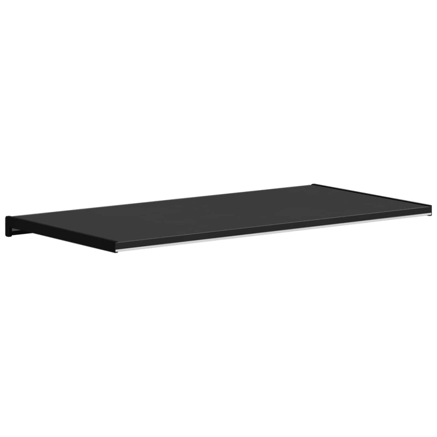 Window Sill Black with wood grain 80 x 45 x 4.5 cm PVC