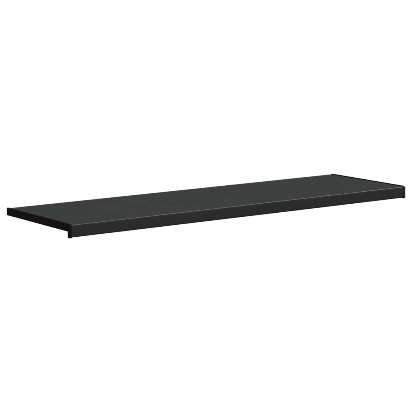 Window Sill Black with wood grain 140 x 45 x 4.5 cm PVC