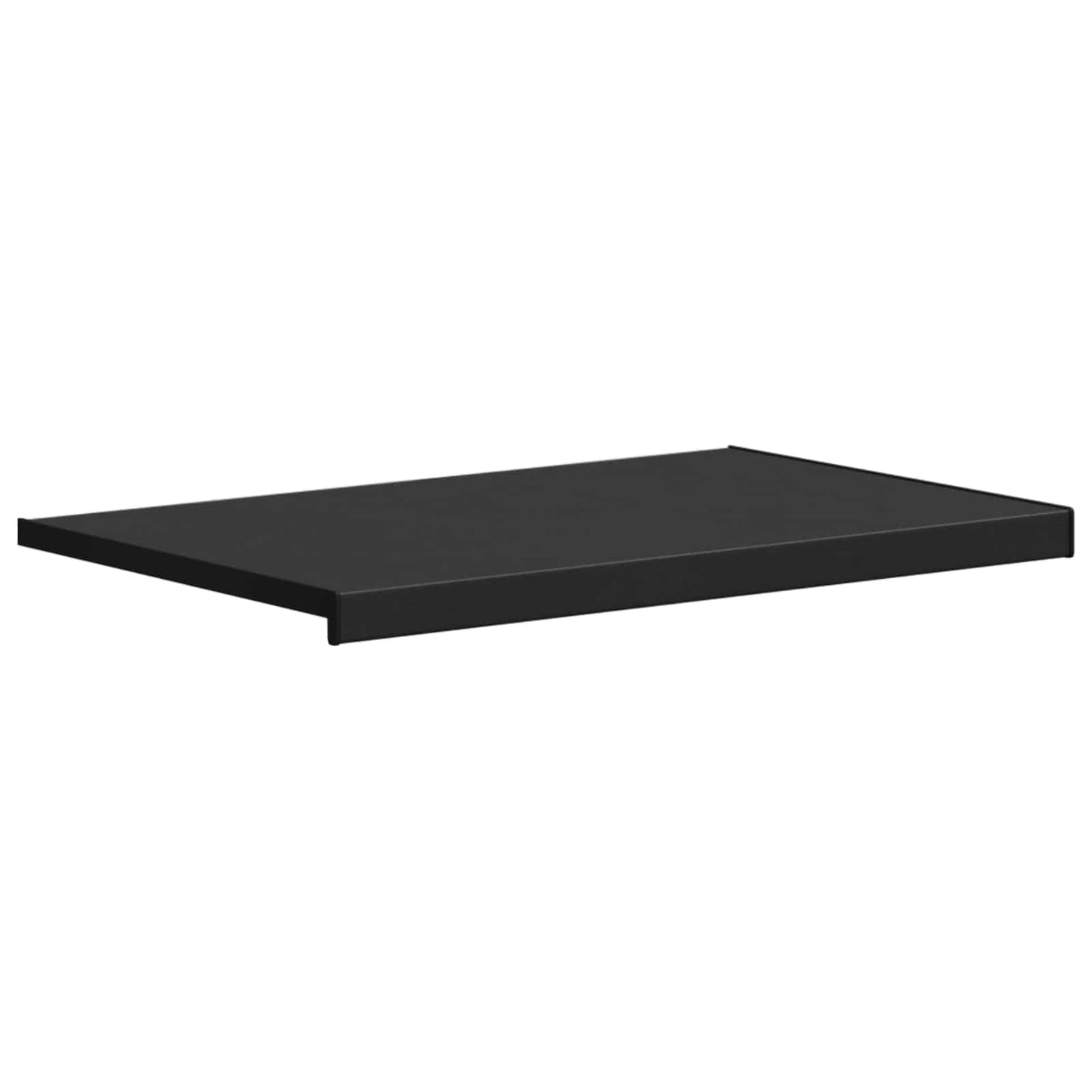 Window Sill Black with wood grain 80 x 50 x 4.5 cm PVC
