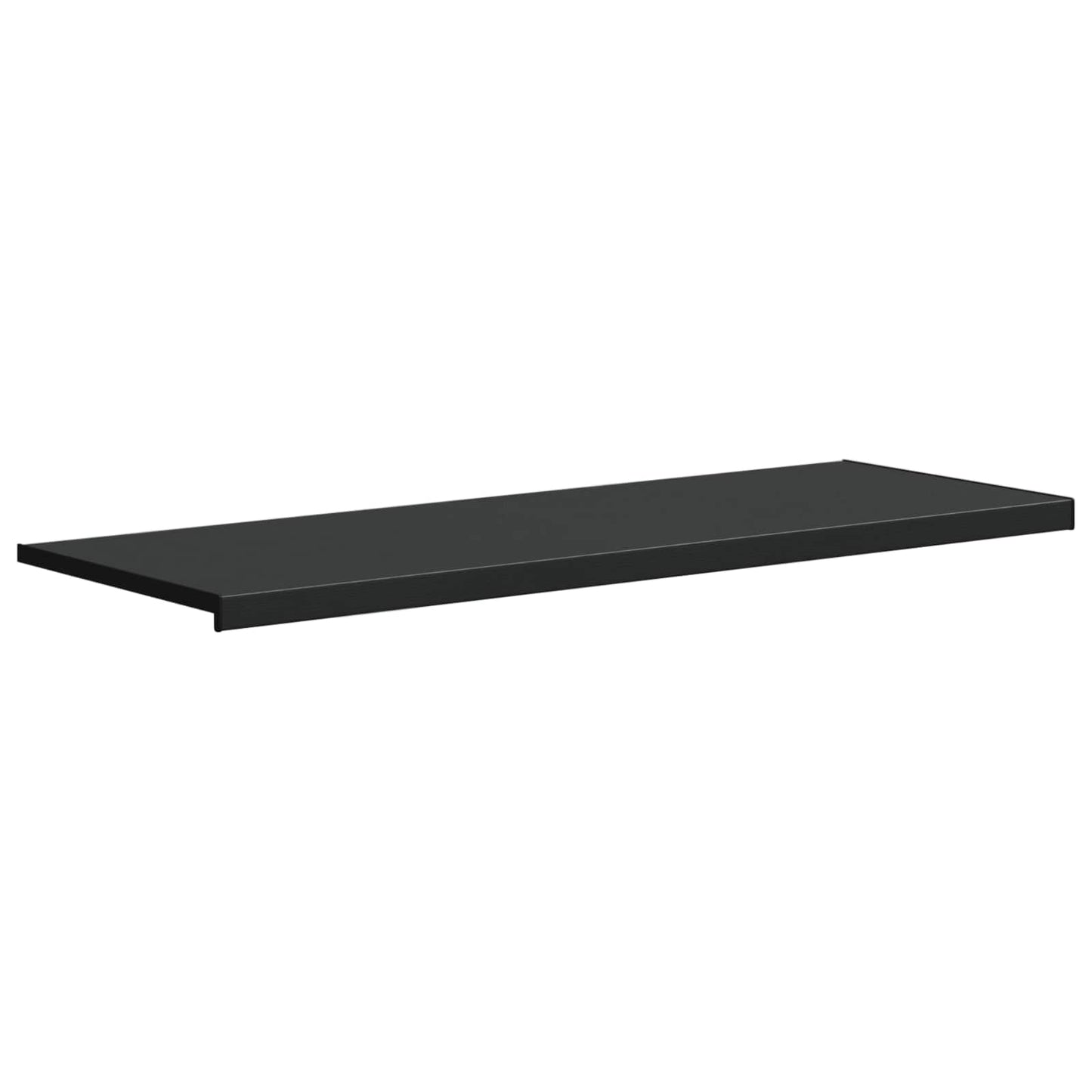 Window Sill Black with wood grain 120 x 50 x 4.5 cm PVC
