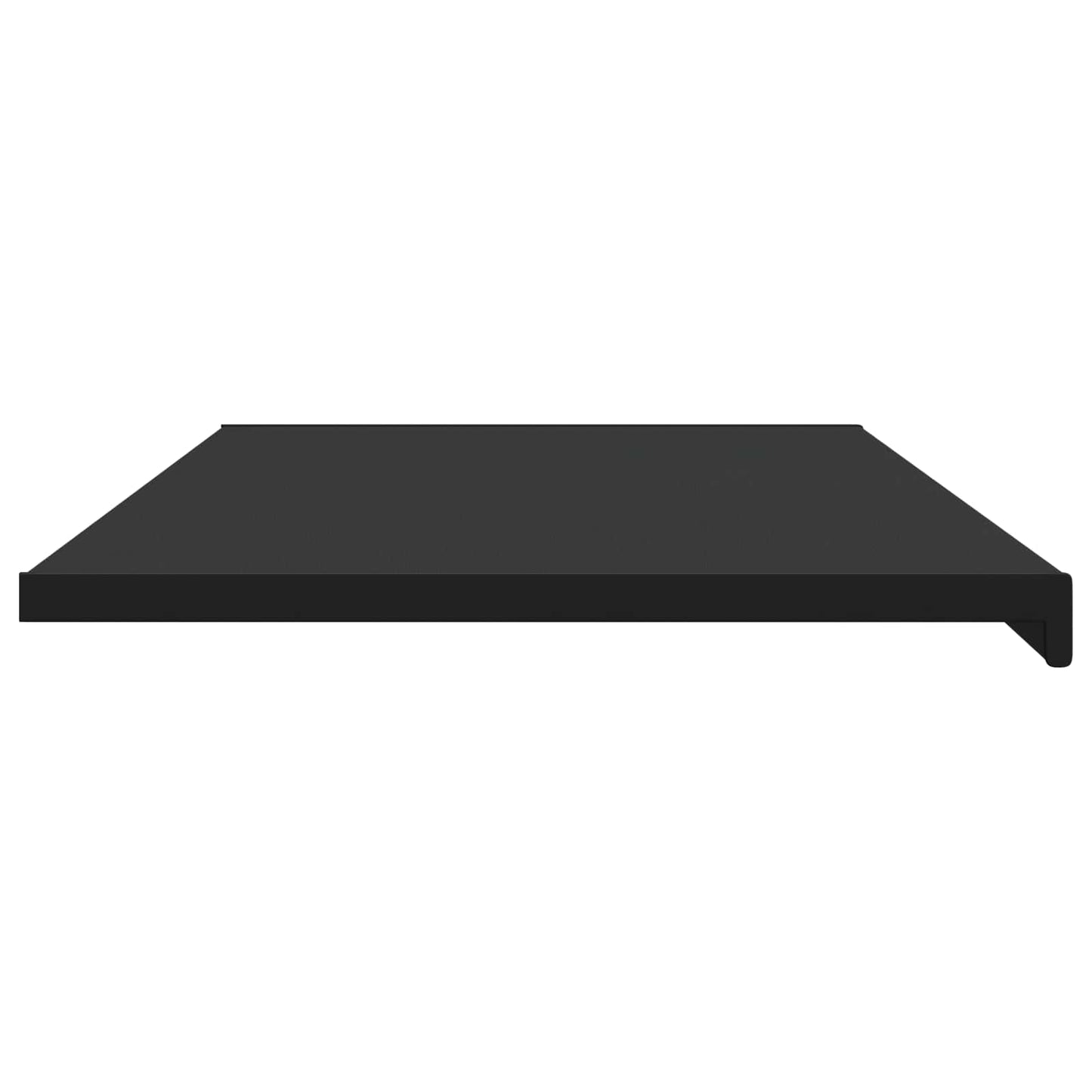 Window Sill Black with wood grain 120 x 50 x 4.5 cm PVC