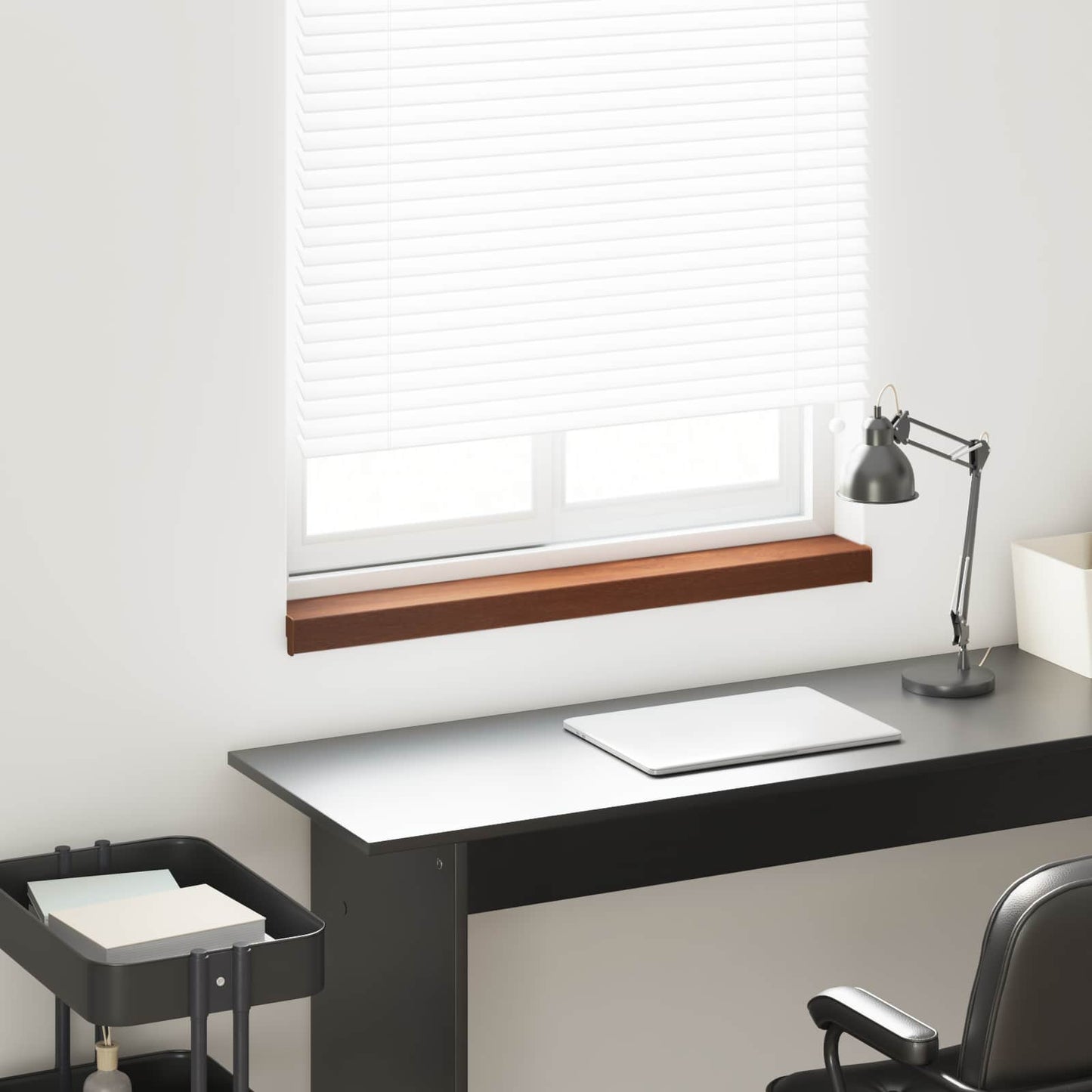 Window Sill Brown wood 80 x 15 x 4.5 cm PVC