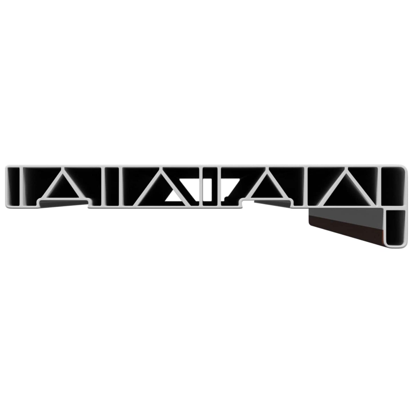 Window Sill Brown wood 80 x 25 x 4.5 cm PVC