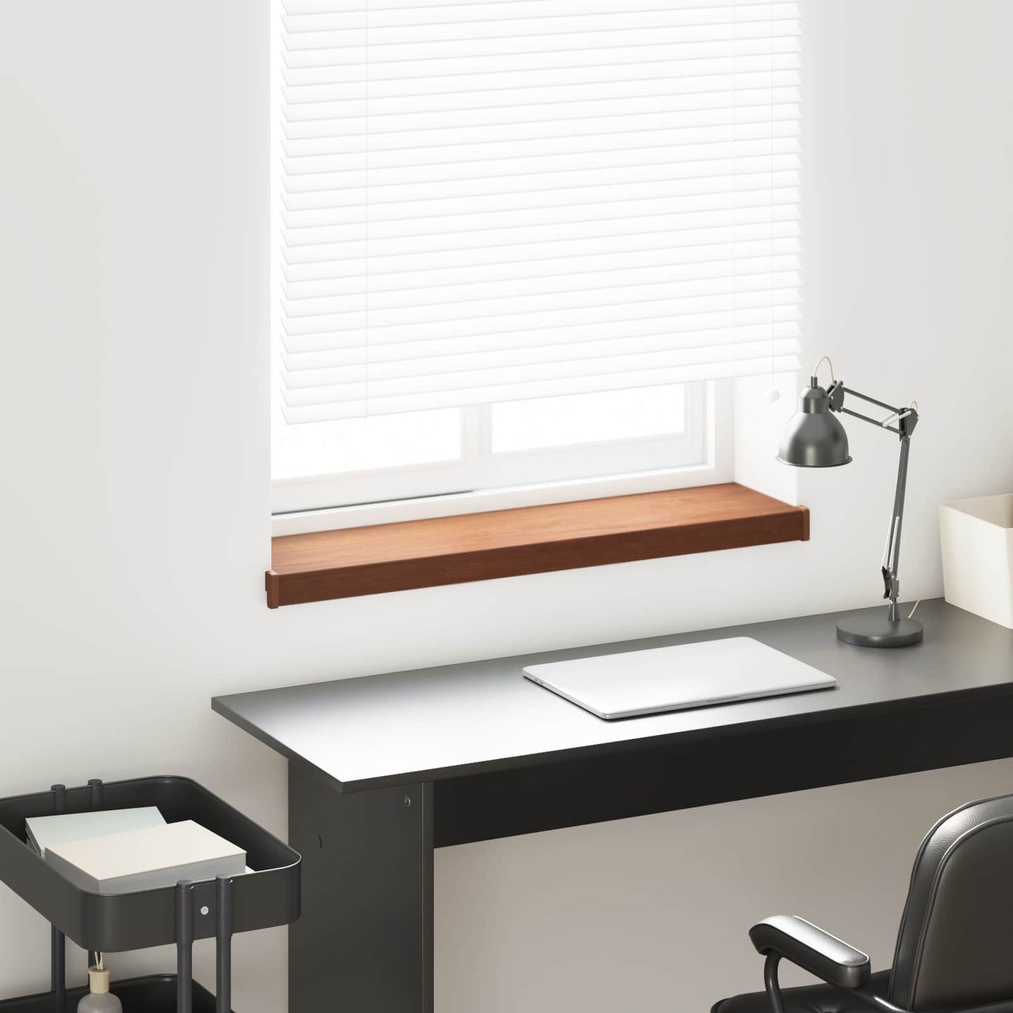 Window Sill Brown wood 100 x 25 x 4.5 cm PVC
