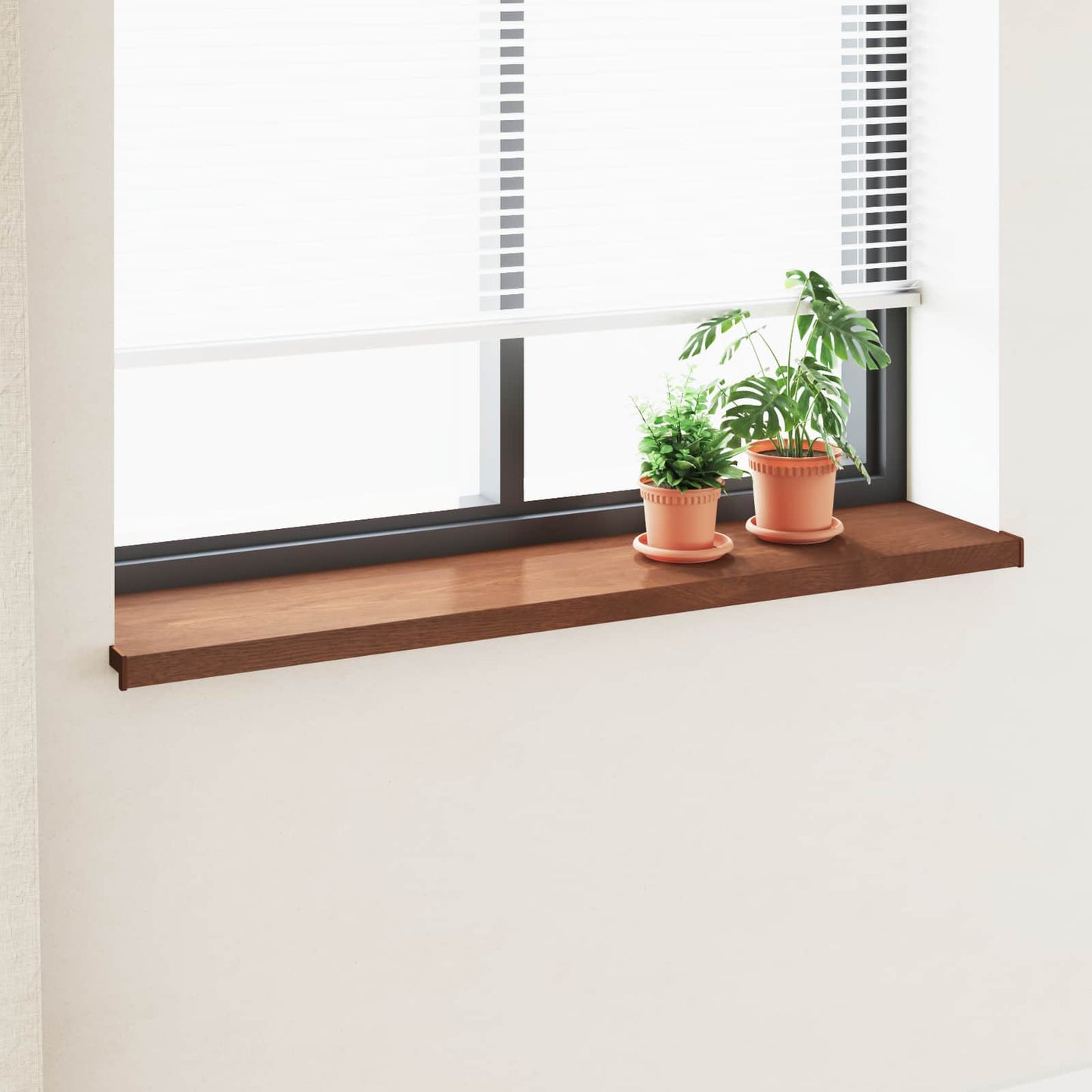 Window Sill Brown wood 160 x 30 x 4.5 cm PVC
