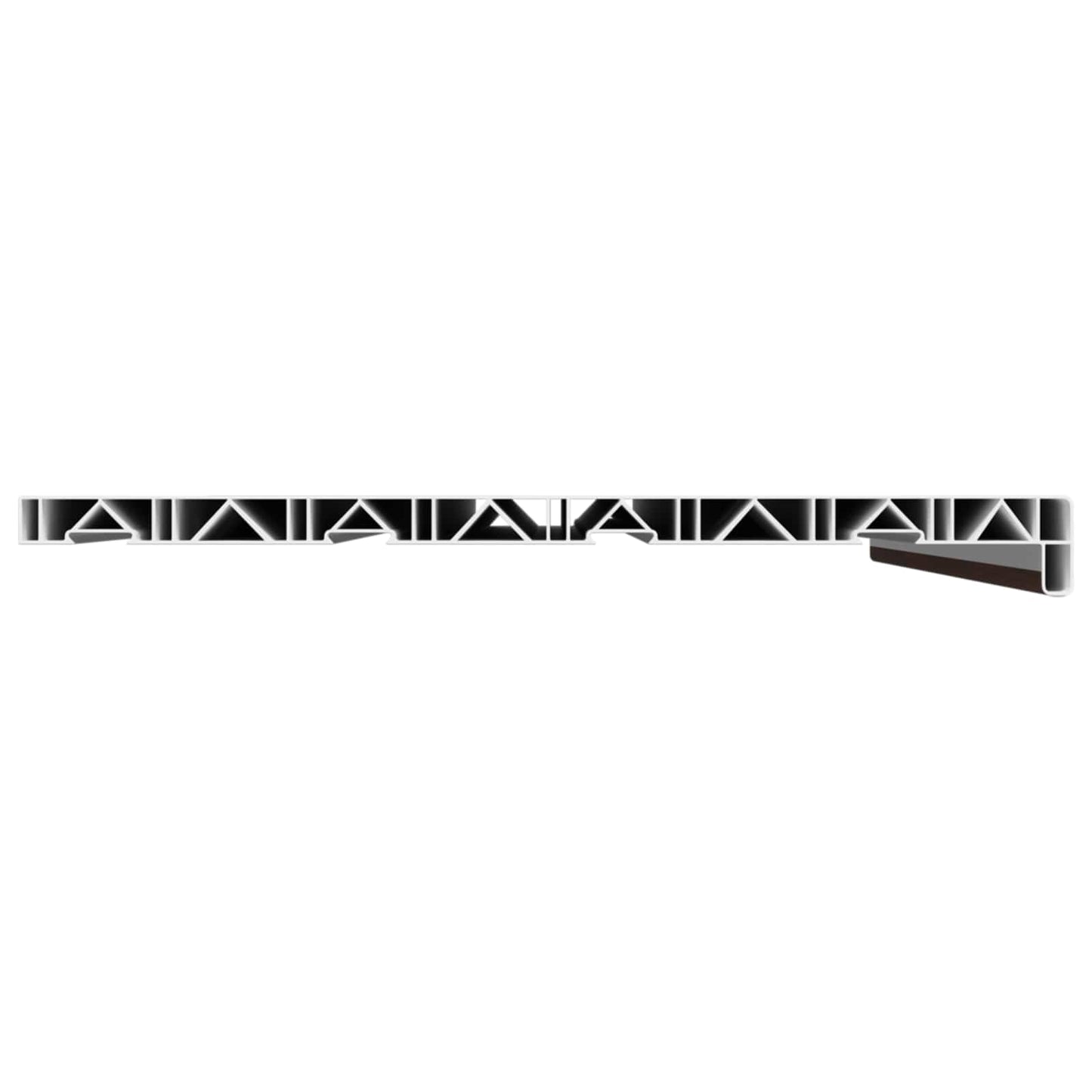Window Sill Brown wood 60 x 40 x 4.5 cm PVC