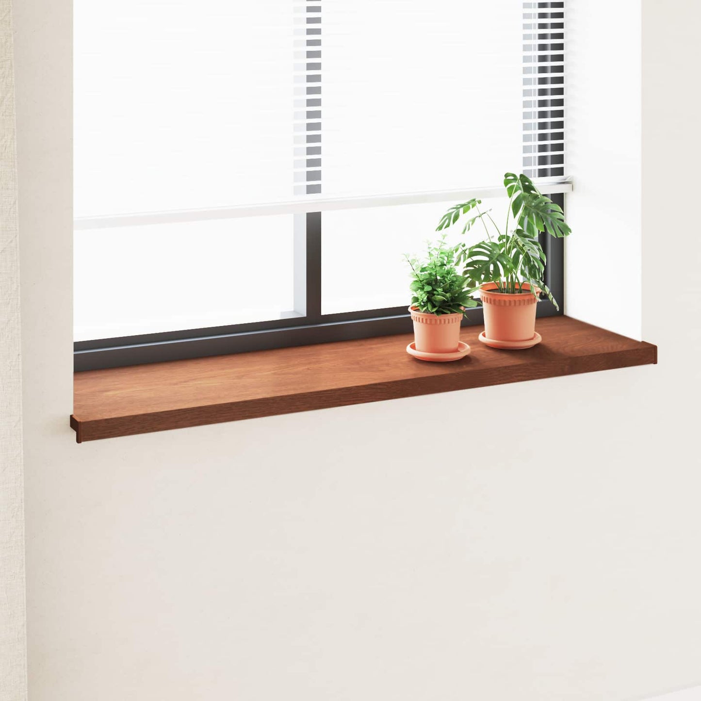 Window Sill Brown wood 160 x 45 x 4.5 cm PVC