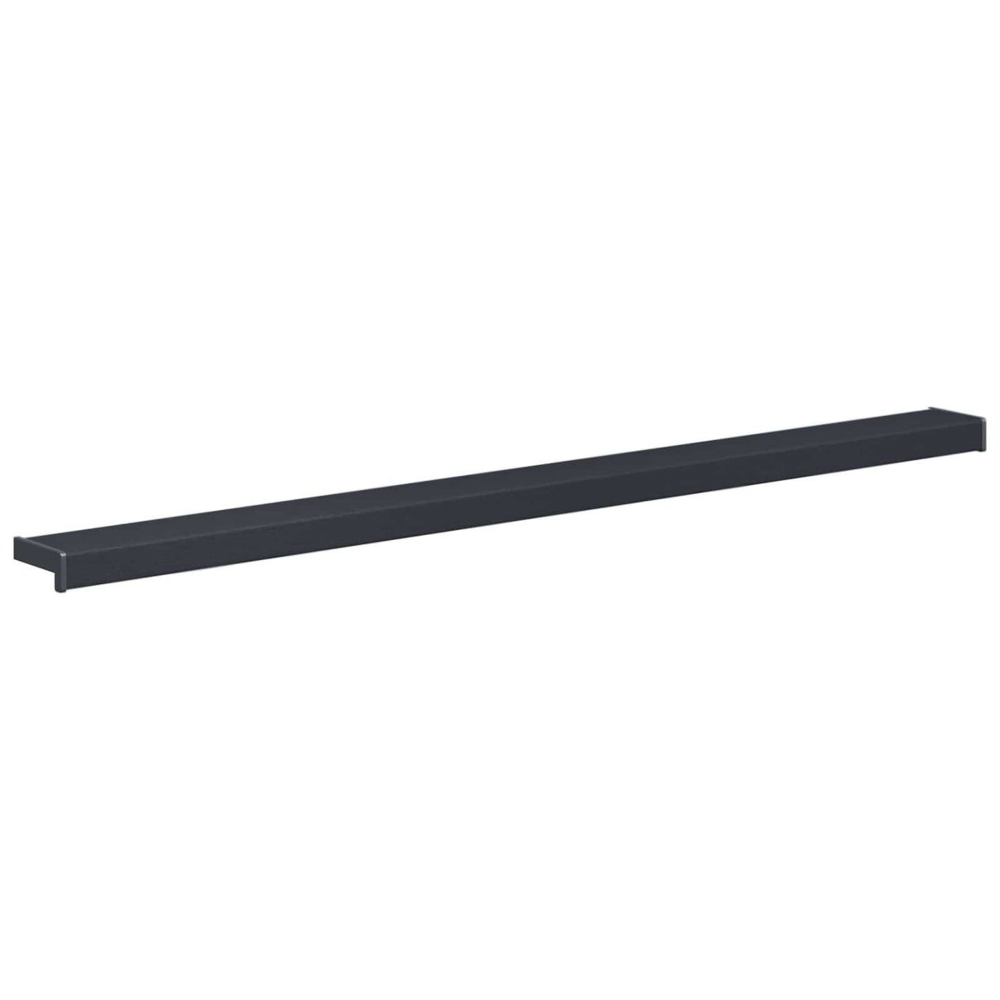 Window Sill Anthracite with wood grain 120 x 10 x 4.5 cm PVC