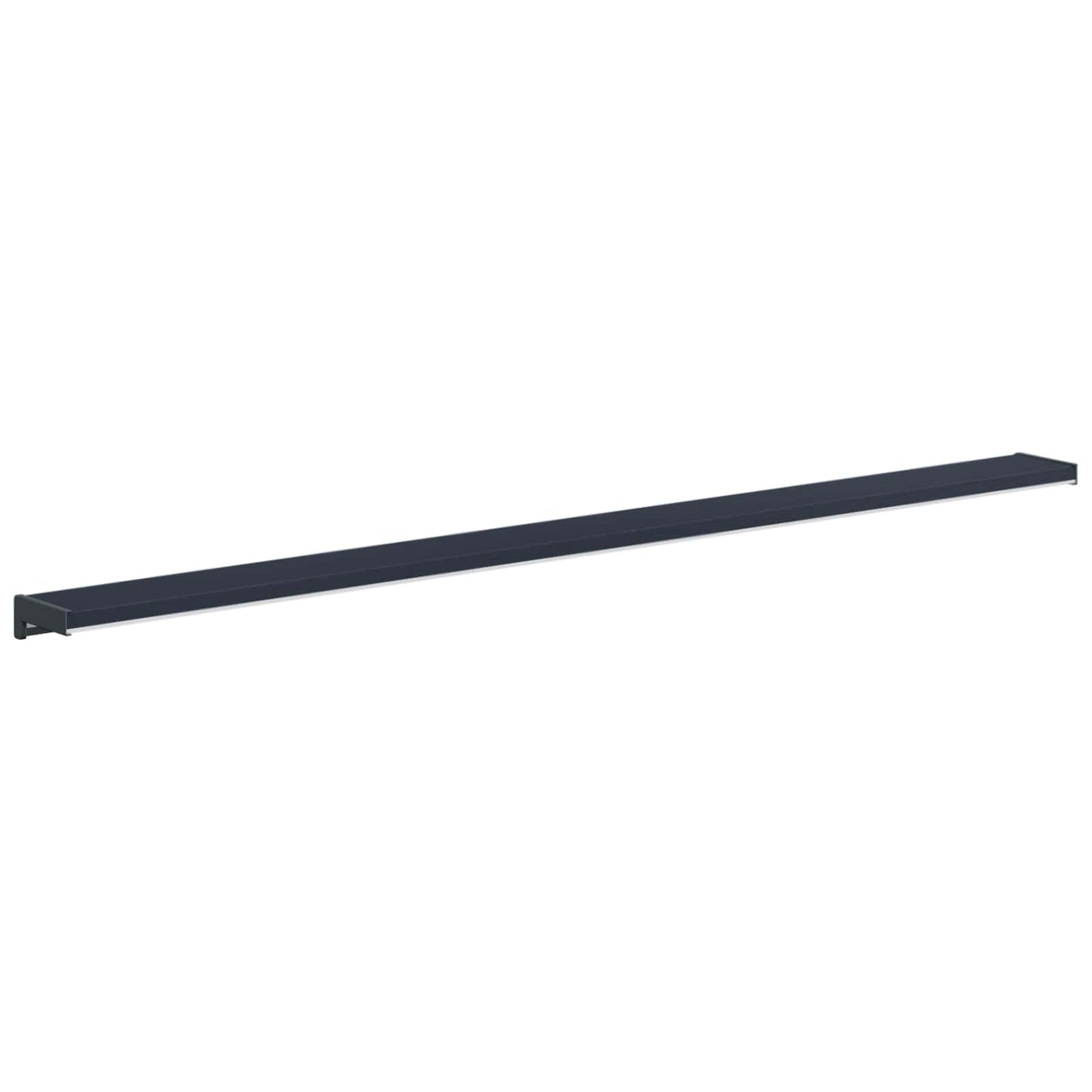 Window Sill Anthracite with wood grain 120 x 10 x 4.5 cm PVC