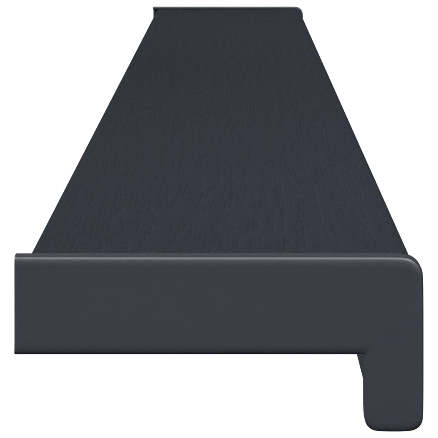 Window Sill Anthracite with wood grain 120 x 15 x 4.5 cm PVC