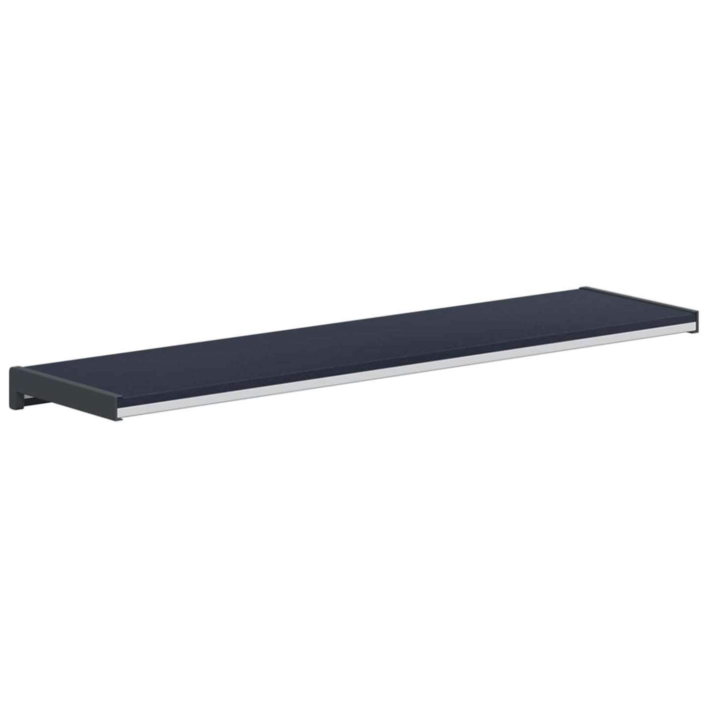 Window Sill Anthracite with wood grain 80 x 20 x 4.5 cm PVC