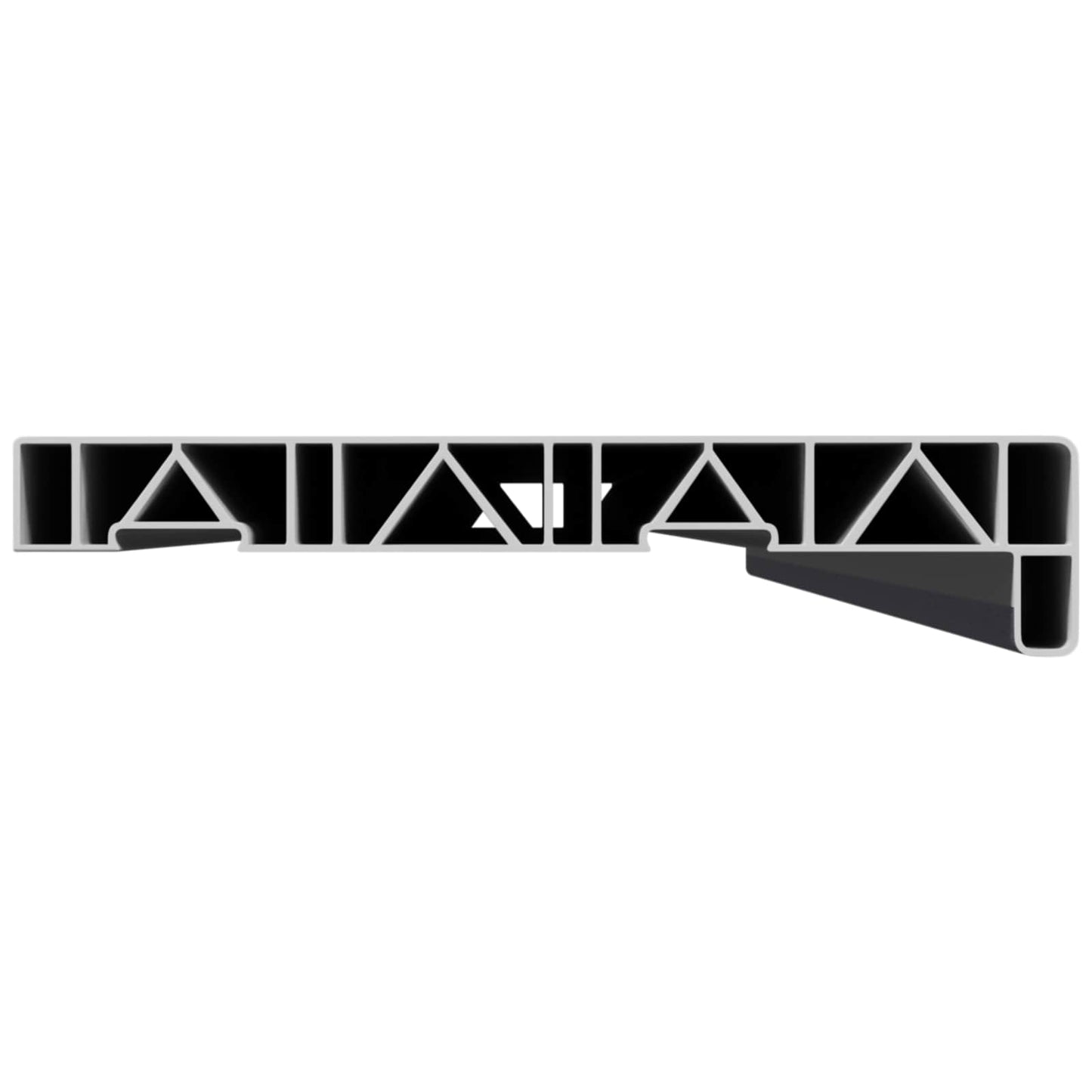 Window Sill Anthracite with wood grain 160 x 25 x 4.5 cm PVC
