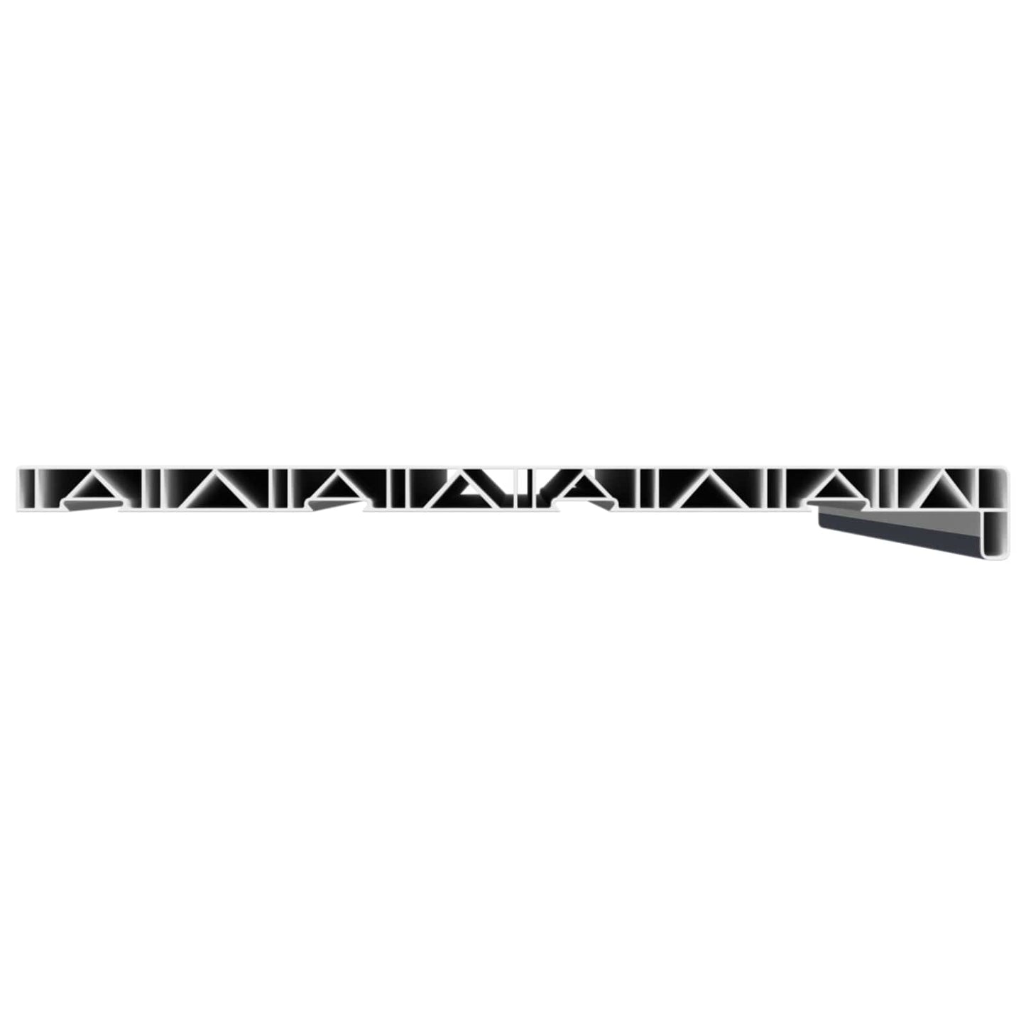 Window Sill Anthracite with wood grain 80 x 45 x 4.5 cm PVC