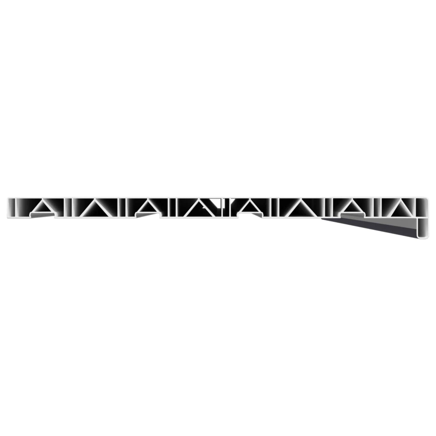 Window Sill Anthracite with wood grain 140 x 45 x 4.5 cm PVC