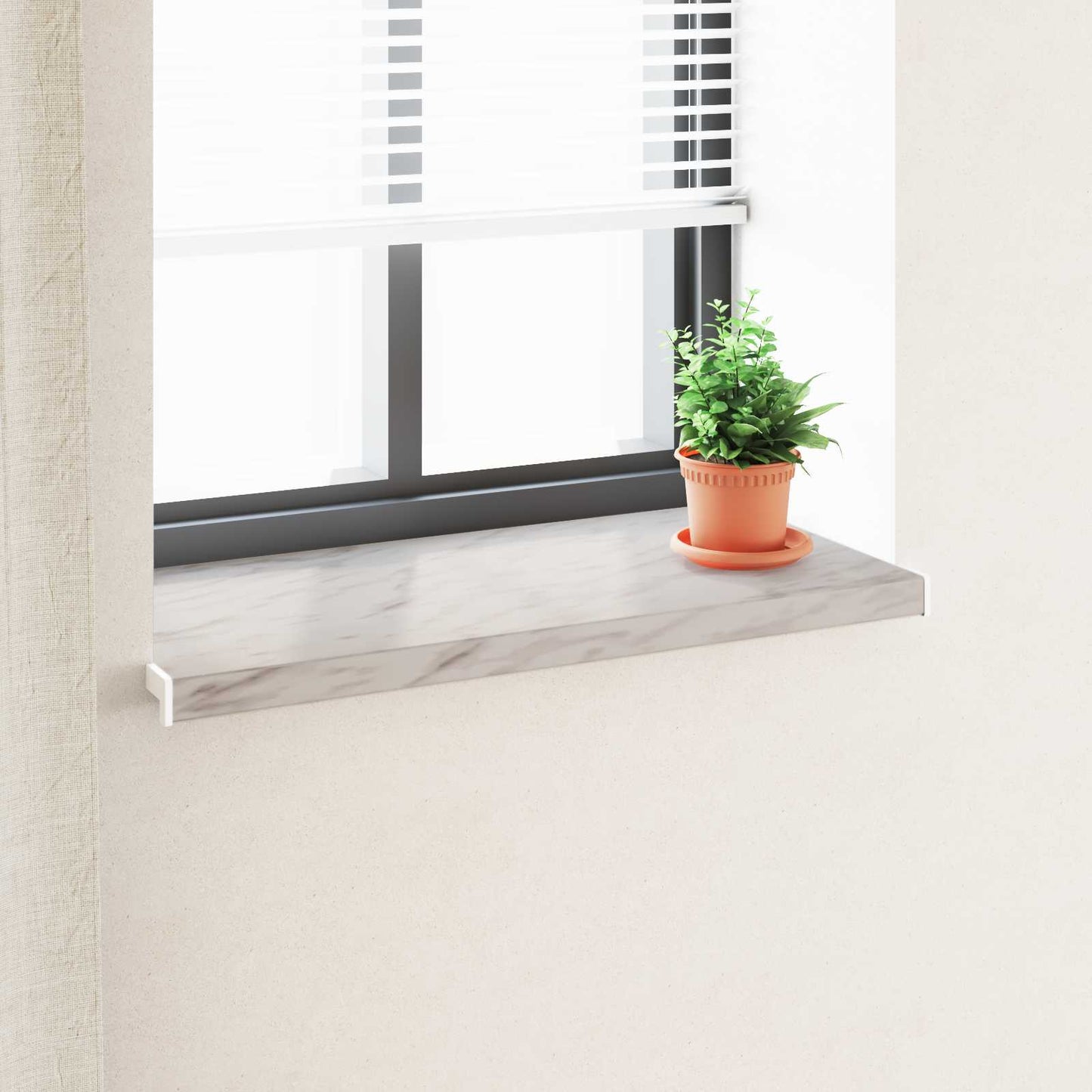Window Sill Marble texture 100 x 40 x 4.5 cm PVC